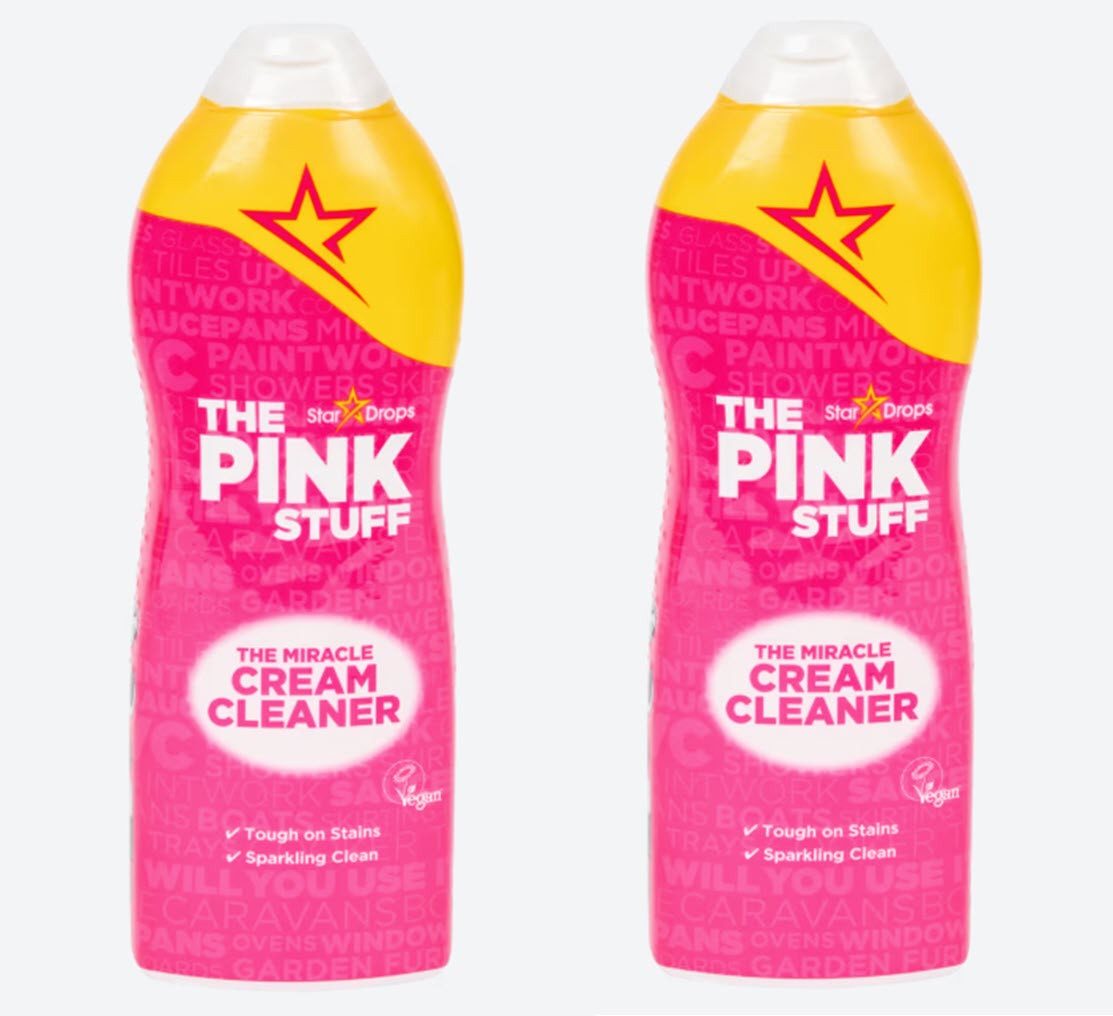 The Pink Stuff The Pink Stuff Cream Cleaner 2 x 500 ml Allzweckreiniger (2-St)