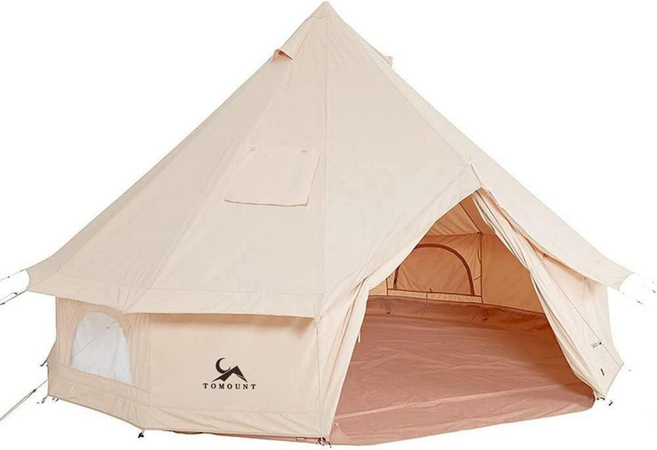 LuxusKollektion Pyramidenzelt Glockenzelt 3m Baumwolle Glamping günstig online kaufen