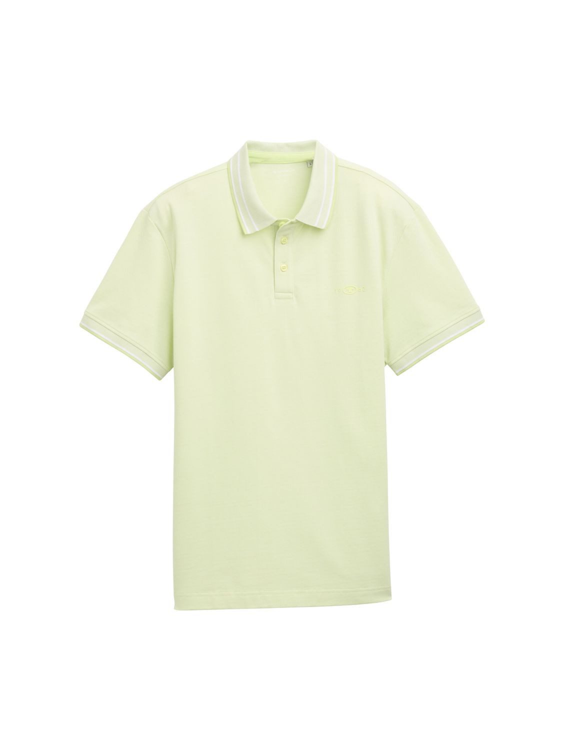 TOM TAILOR Poloshirt POLO WITH PRINT (1-tlg) mit Stretch