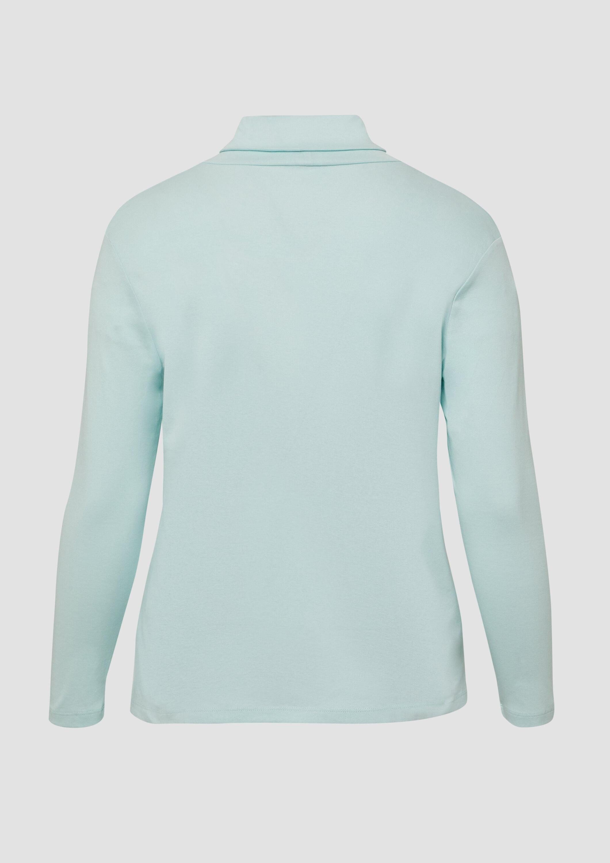 s.Oliver Langarmshirt T-Shirt Longsleeve mit Rollkragen günstig online kaufen