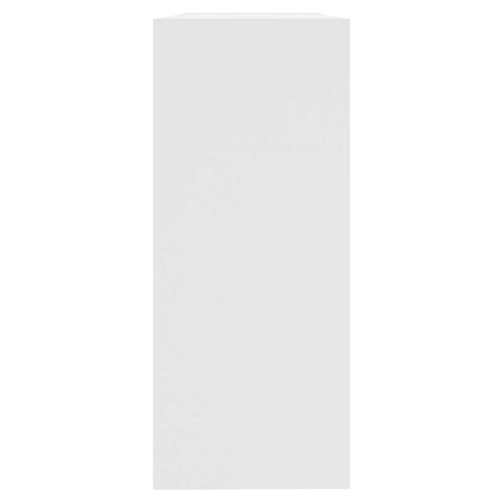 Bücherregal vidaXL 1-tlg. 100x30x72 cm, Weiß Bücherregal/Raumteiler