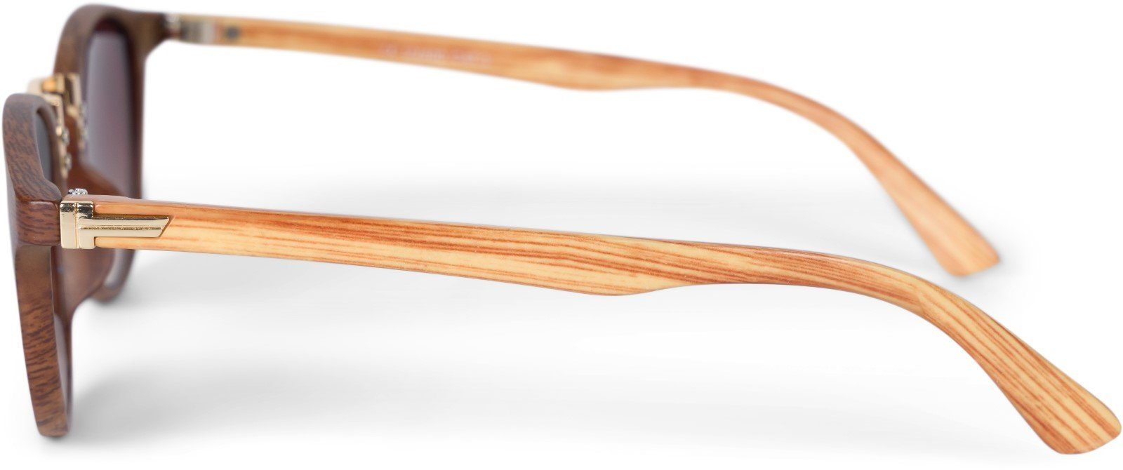 styleBREAKER Sonnenbrille Panto Sonnenbrille Holz Optik günstig online kaufen