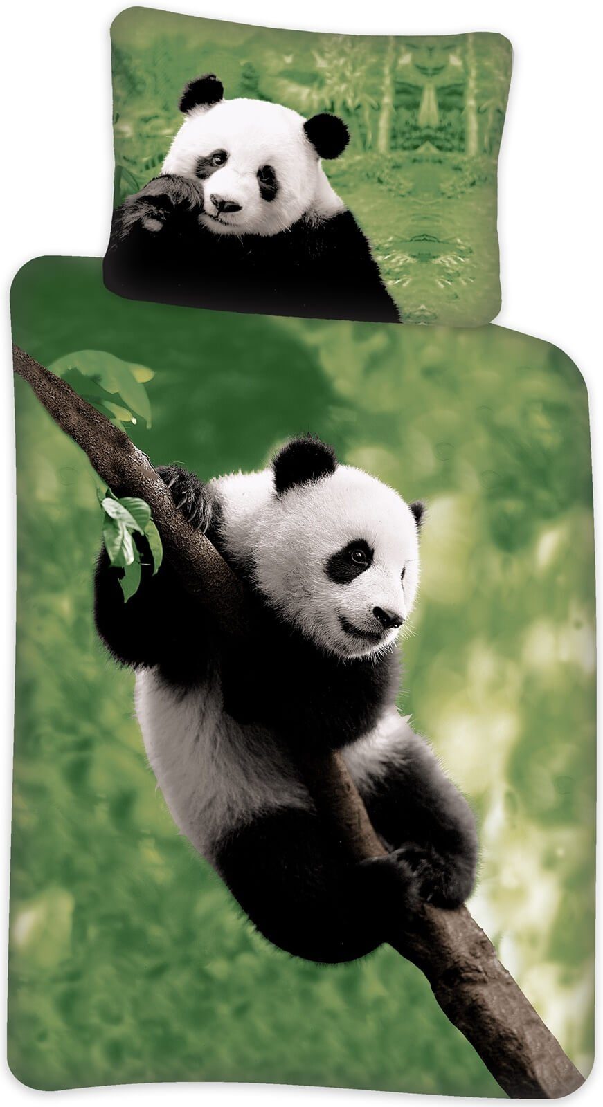 Kinderbettwäsche »Panda-bär - Bettwäsche-Set, 135x200 & 80x80«, TOP!, 100%  Baumwolle online kaufen | OTTO