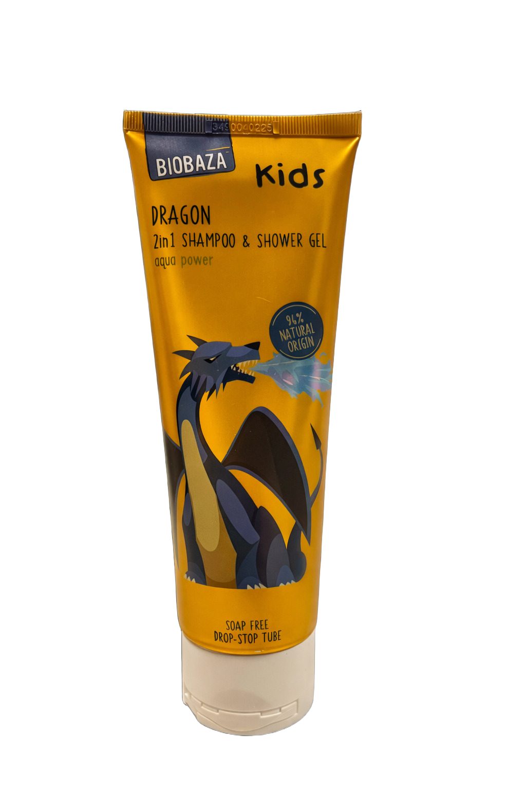 Biobaza Duschgel Kids 2-in-1 Body & Hair Dragon 250 ml – Sanftes Duschgel & Shampoo
