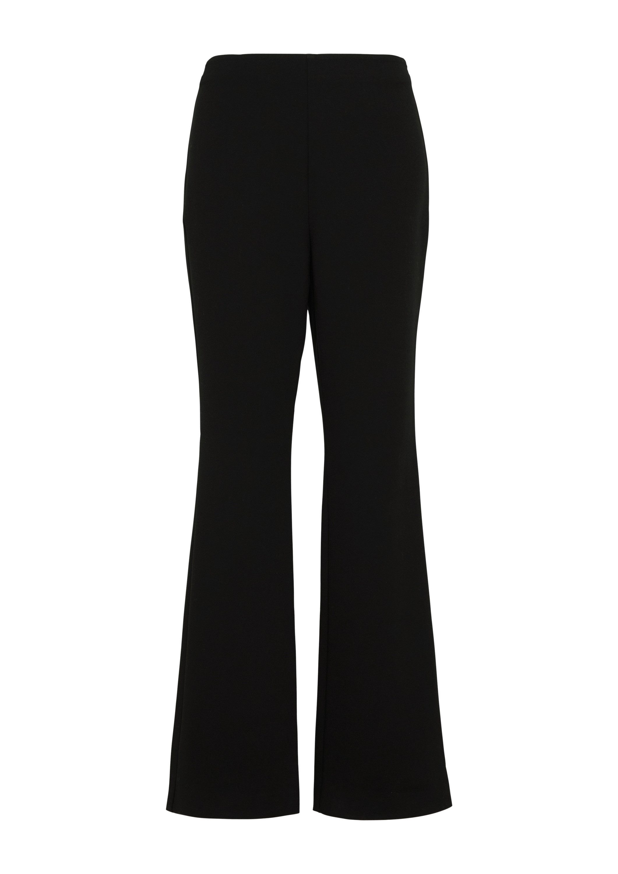 comma Chinos Hose Elastische Hose mit Flared Leg