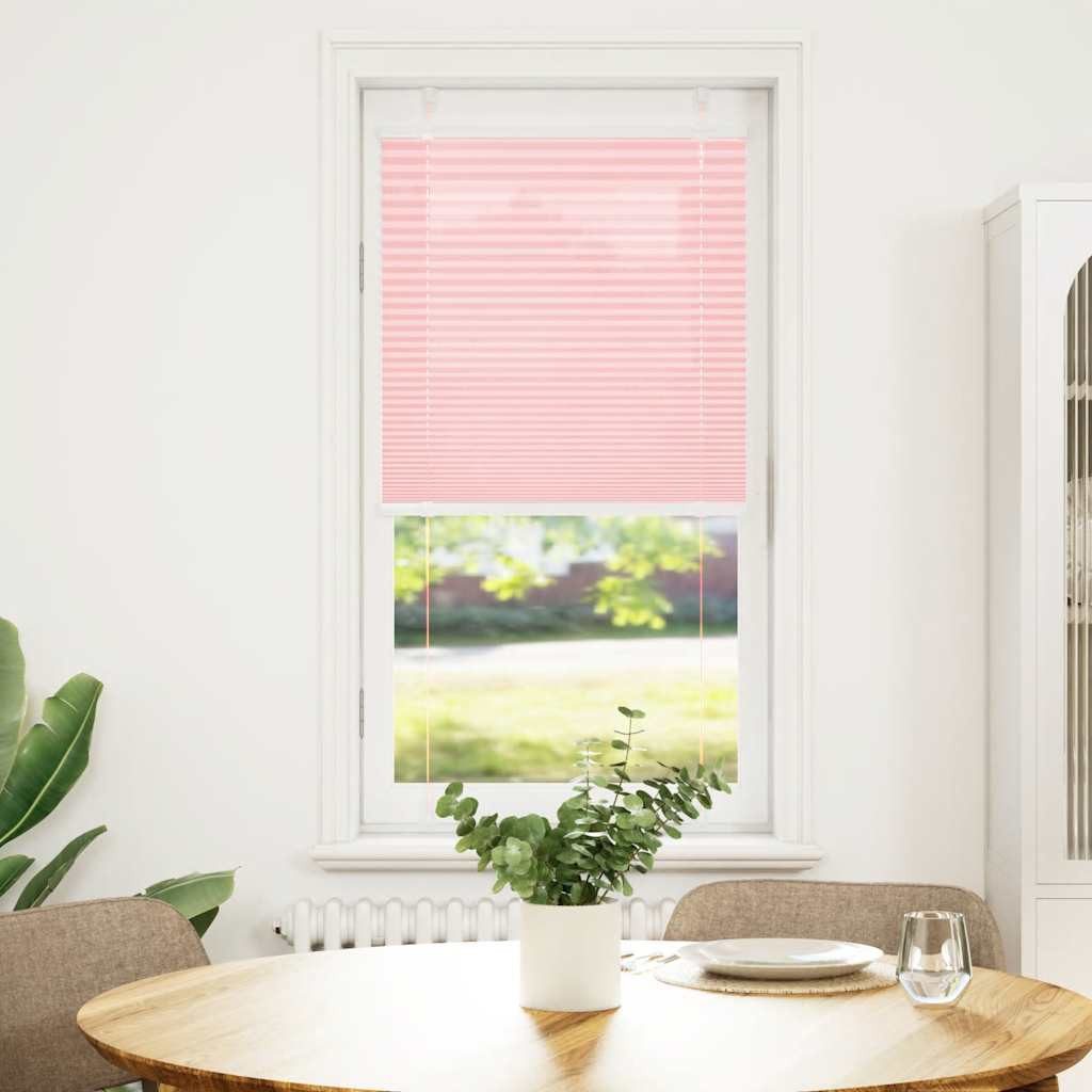 vidaXL Jalousie 60 x 100 cm Plissee Rosa 60x100 cm Stoffbreite 59,4 cm Polyester