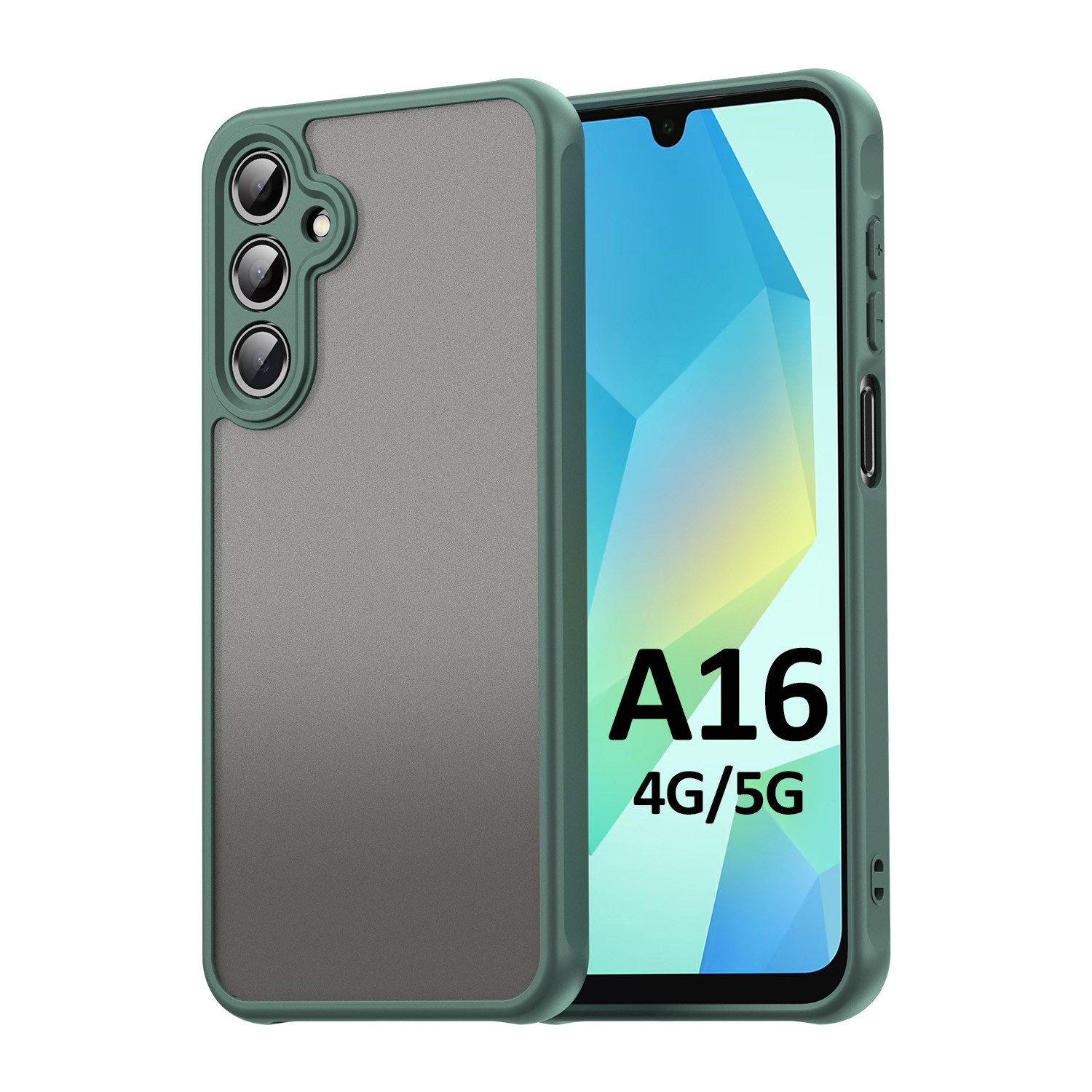 betterfon Handyhülle für Samsung Galaxy Matt Stoßfest Schutzhülle Back cover, Stoßdämpfendes TPU schützt vor Stürzen und Kratzern