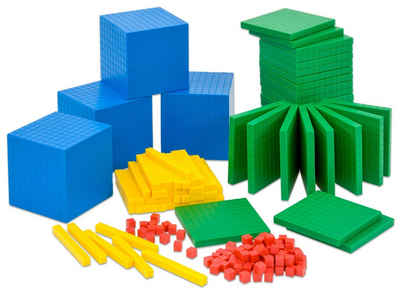 Betzold Lernspielzeug Dienes-Material Systemblöcke Dezimalrechnen - Rechnen lernen Kinder