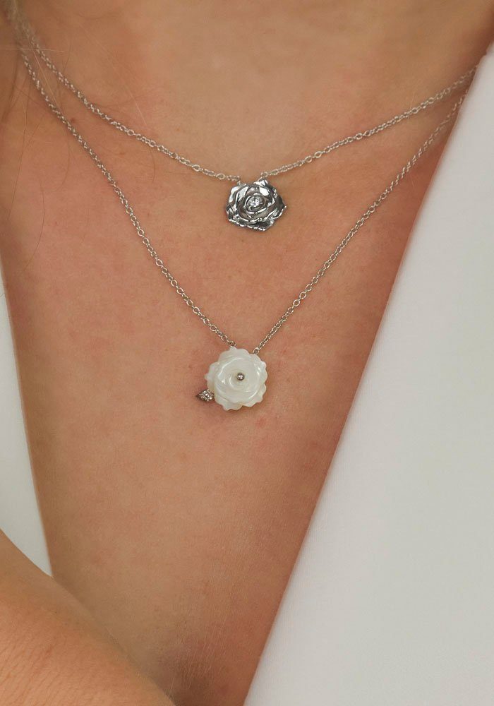 Engelsrufer Kette mit Anhänger Rose, ERN-ROSE-PE, günstig online kaufen