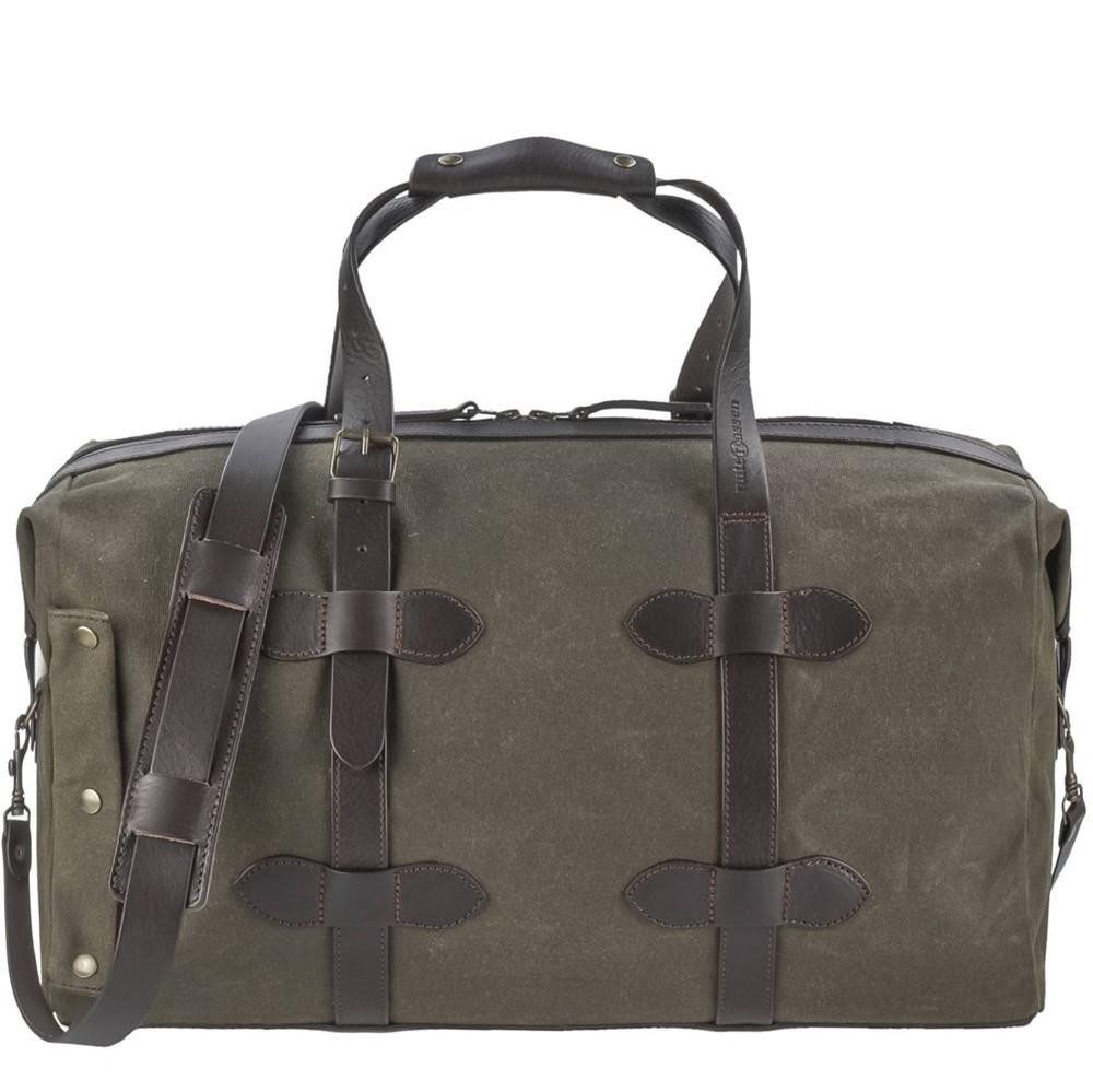 Ruitertassen Reisetasche Overland, Weekender, robustes Canvas mit Lederbesatz, Sporttasche 50x27cm