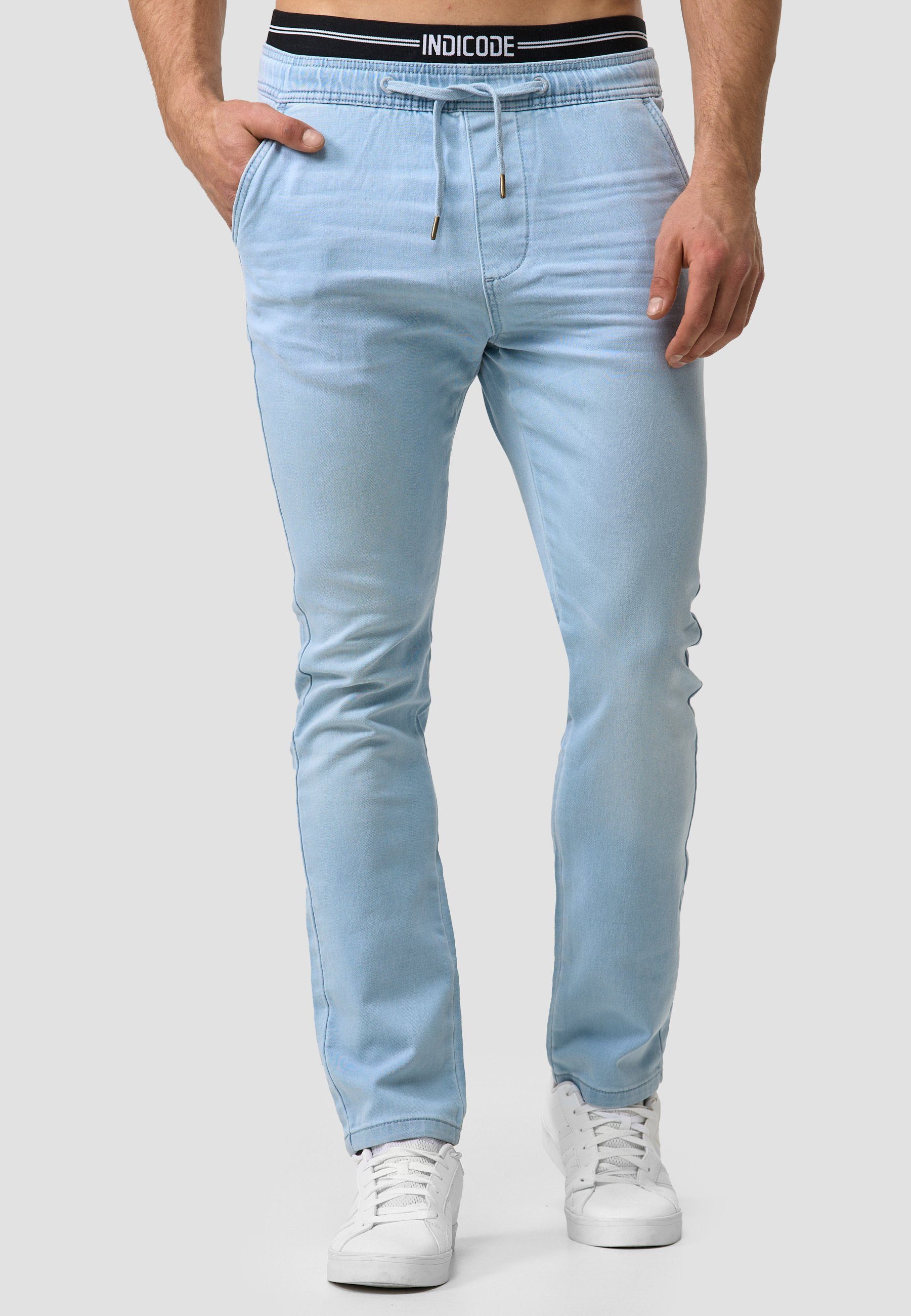 Indicode Bequeme Jeans Alban Sail Bleach | Straight-Fit Jeans