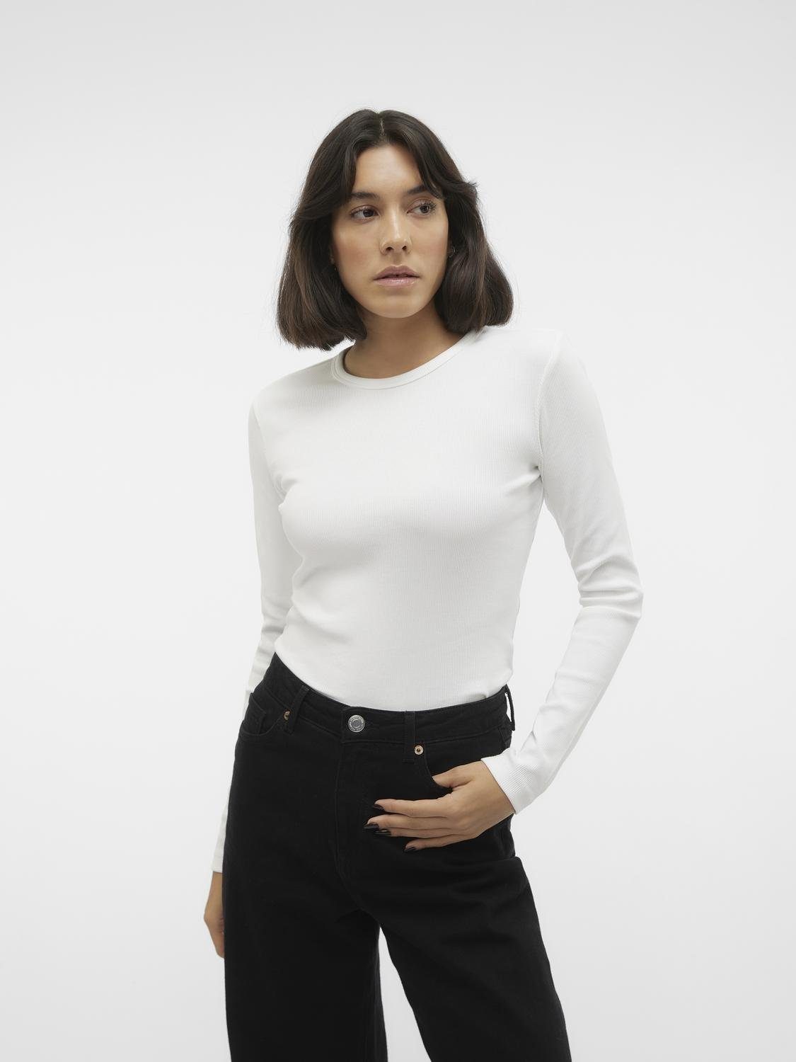 Langarmshirt VMCHLOE LS SHORT TOP JRS NOOS