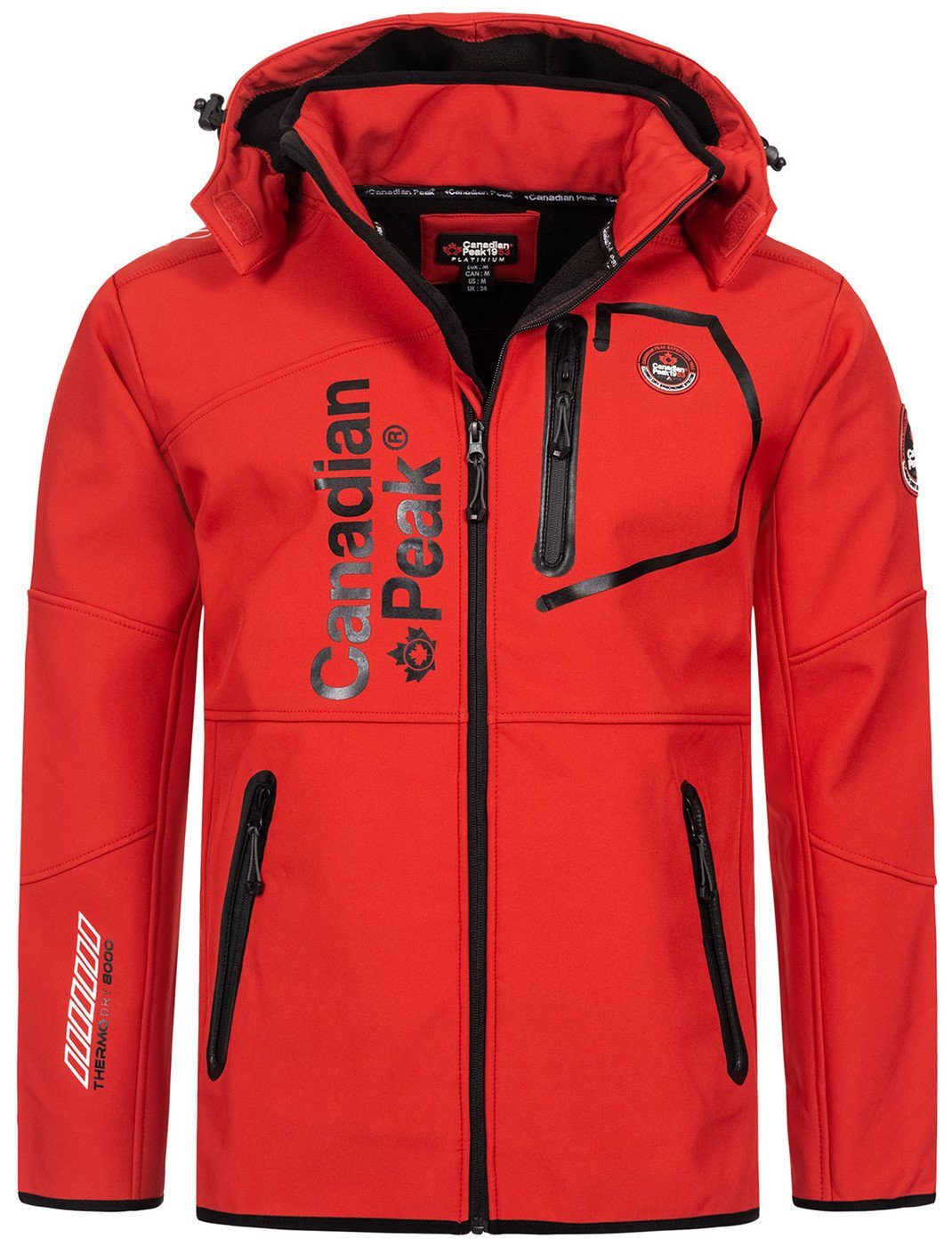 Canadian Peak Softshelljacke Canadian Peak Tubis Herren Softshelljacke winddicht und wärmeisolierend