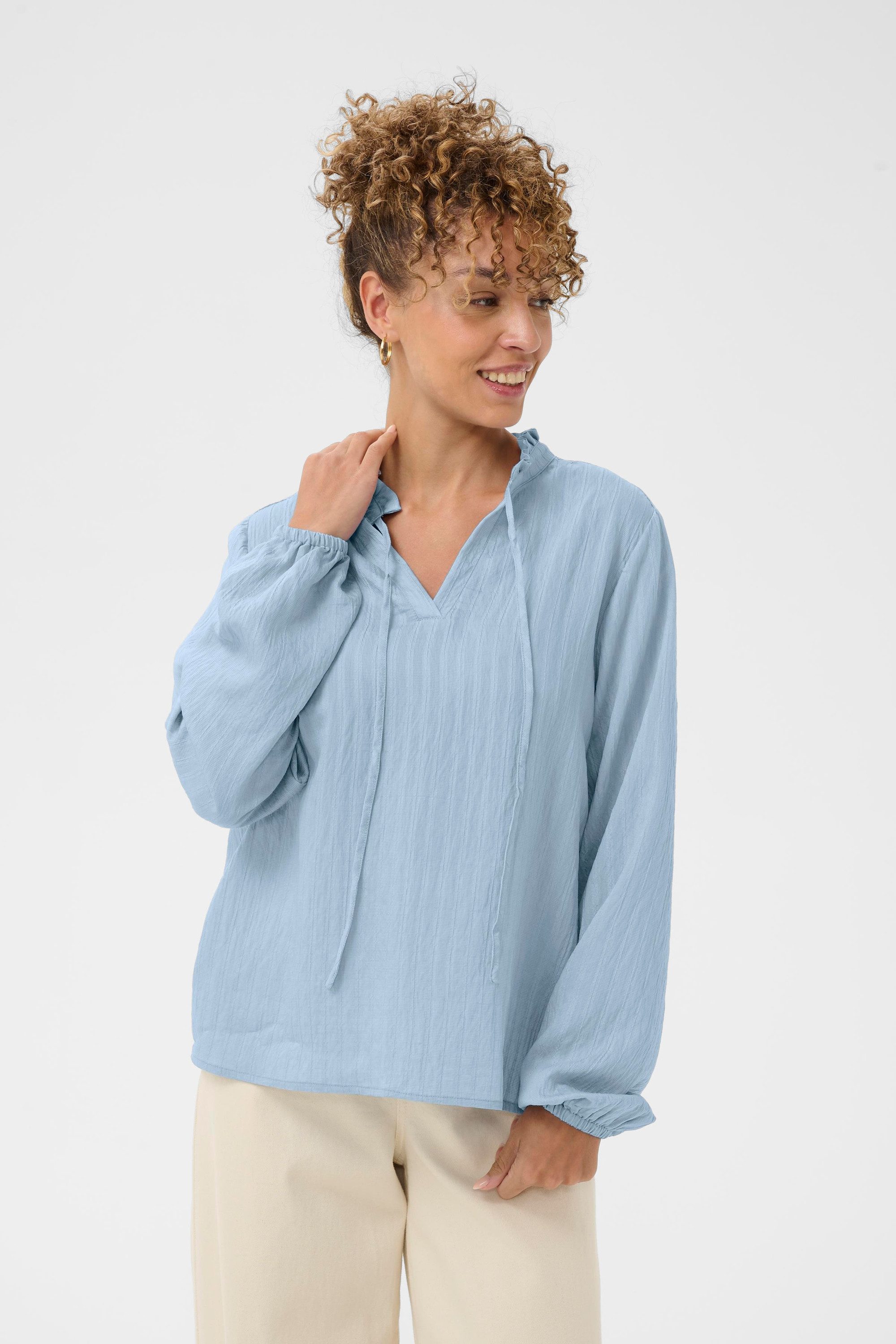 Cream Langarmbluse Langarm-Bluse CRBirthe