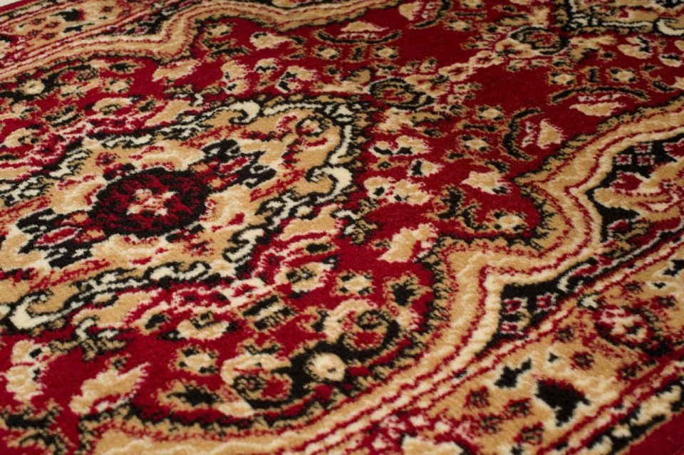 Mazovia Läufer Klassisch Orientalisch Rot Flur, Schlafzimmer, Diele, Fußbodenheizung – Bild 3 von 5