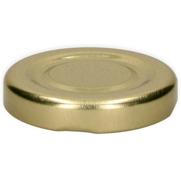 MamboCat Einmachglas 20er Set Deckel To 43 gold, Metall