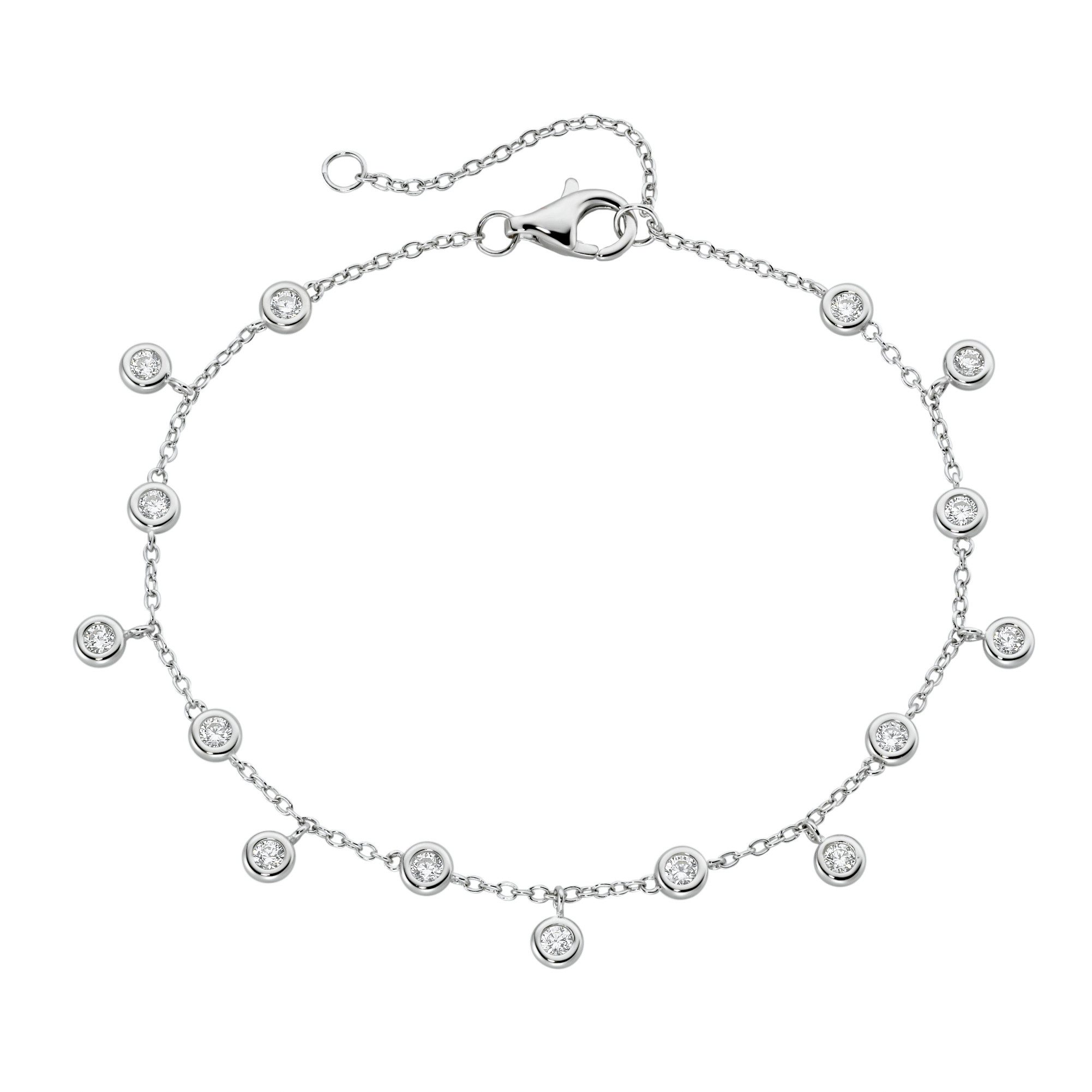 Smart Jewel Armband mit Zirkonia, Silber 925 günstig online kaufen