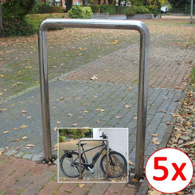 TRUTZHOLM Fahrradständer »5x Edelstahl Fahrradanlehnbügel Fahrradständer«
