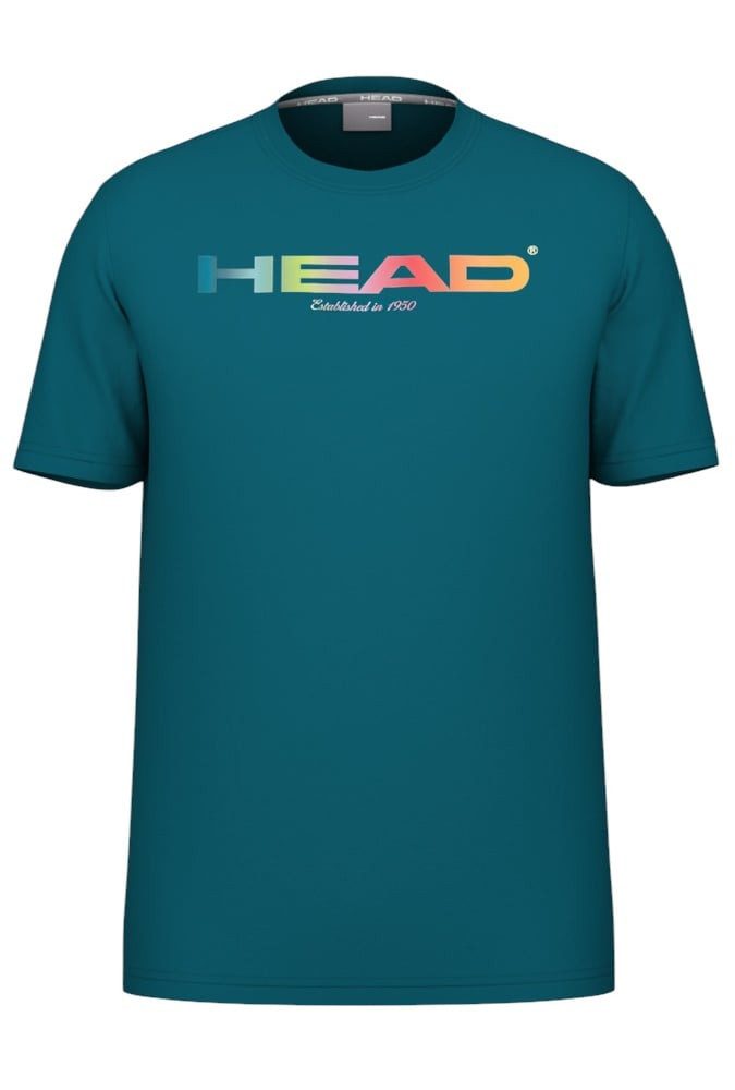 Head T-Shirt Rainbow (Mischgewebe, feuchtigkeitsabsorbierend) 2025 tealblau Herren