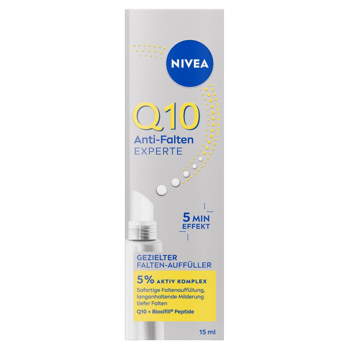 Nivea Augencreme NIVEA Q10 Anti-Falten Expert Gezielter Falten-Auffüller 15ml, 1-tlg.