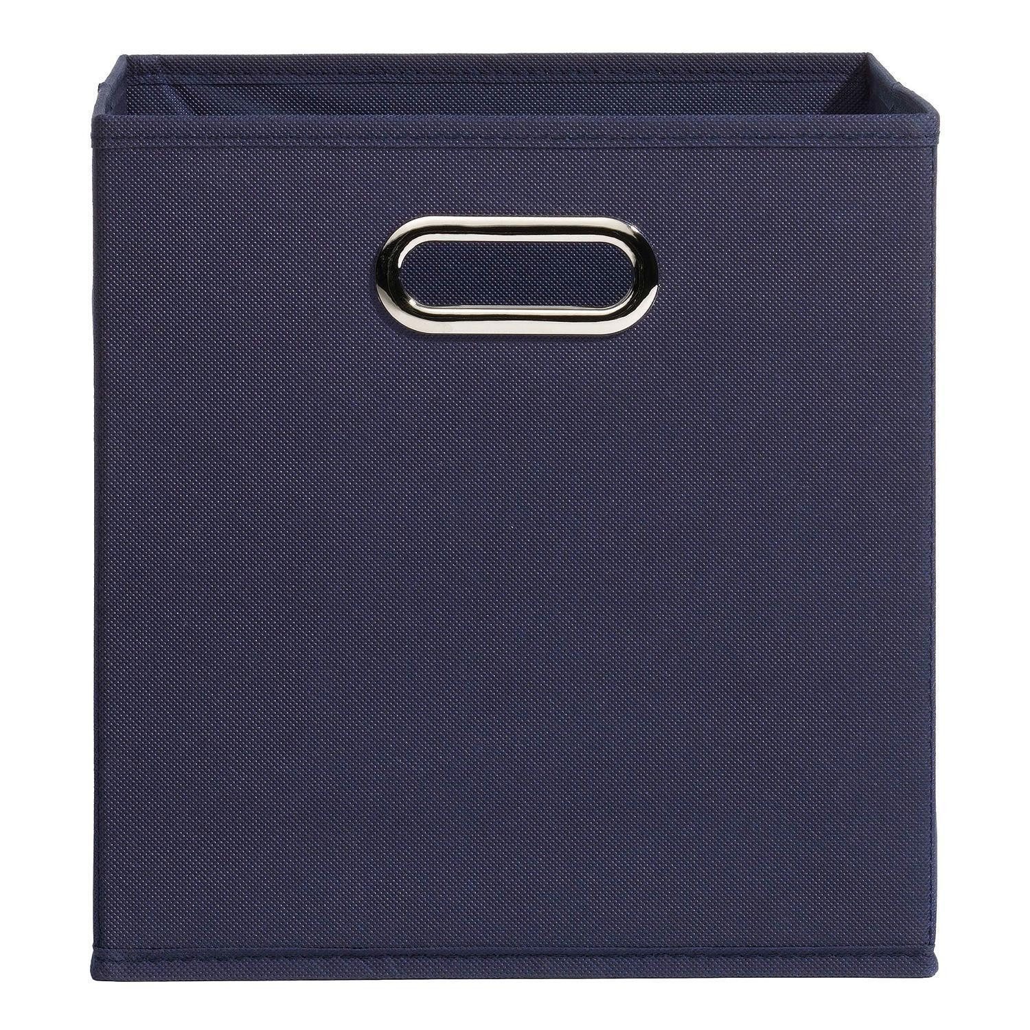 casa NOVA Aufbewahrungsbox ENNI, Vlies, Blau, mit Griff, B27 cm x T27 cm (1 St), faltbar