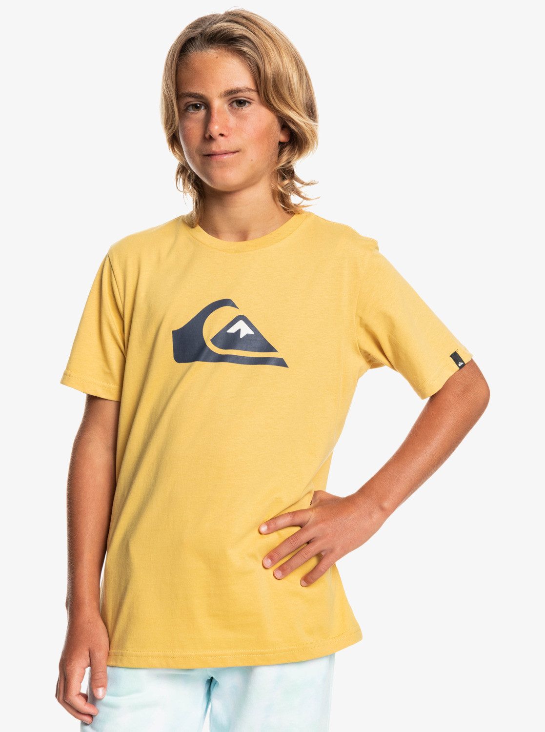 Quiksilver T-Shirt Comp Logo Rattan | T-Shirts