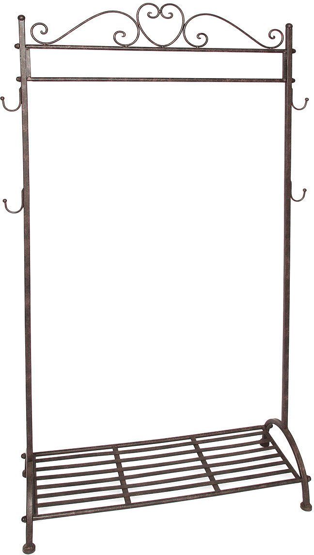 Ambiente Haus Garderobe Garderobe Stange in Antikbraun - 162 cm (1 St)