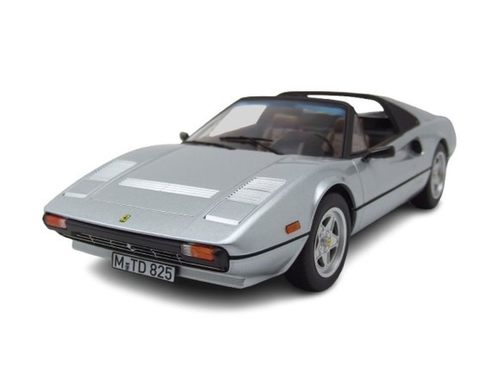 Norev Modellauto Ferrari 308 GTS 1982 silber, Maßstab 1:18