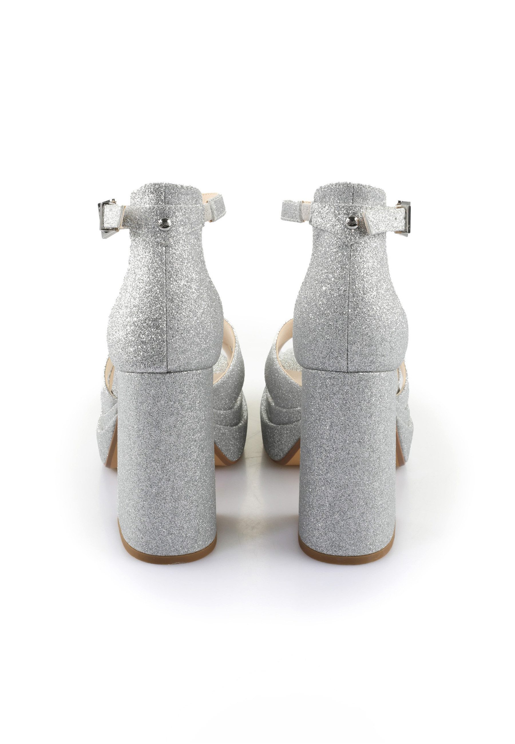 Buffalo Buffalo Cross -Vegan Glitter High-Heel-Pumps