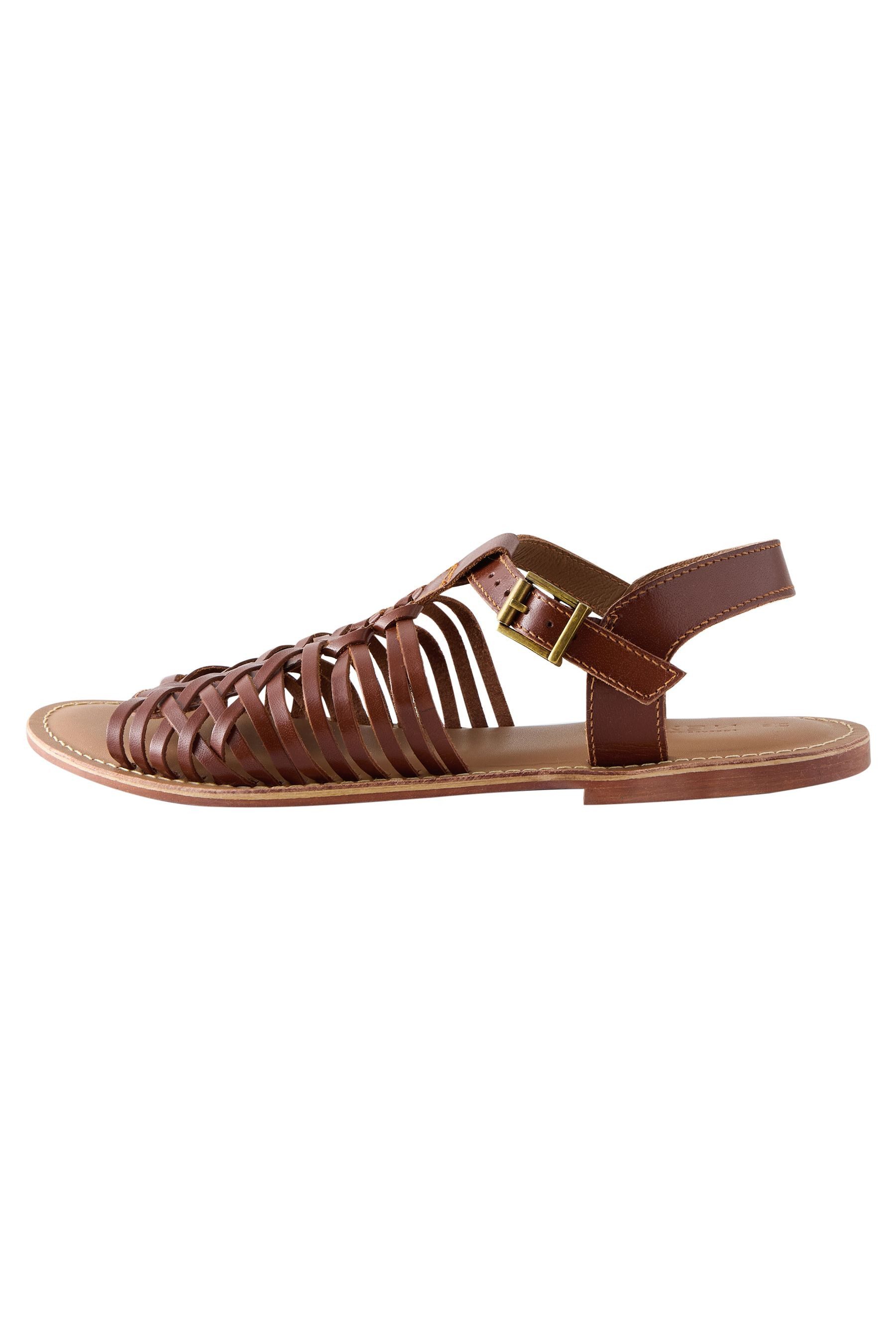 Next Forever Comfort® Riemchensandaletten, Flechtoptik Sandale günstig online kaufen