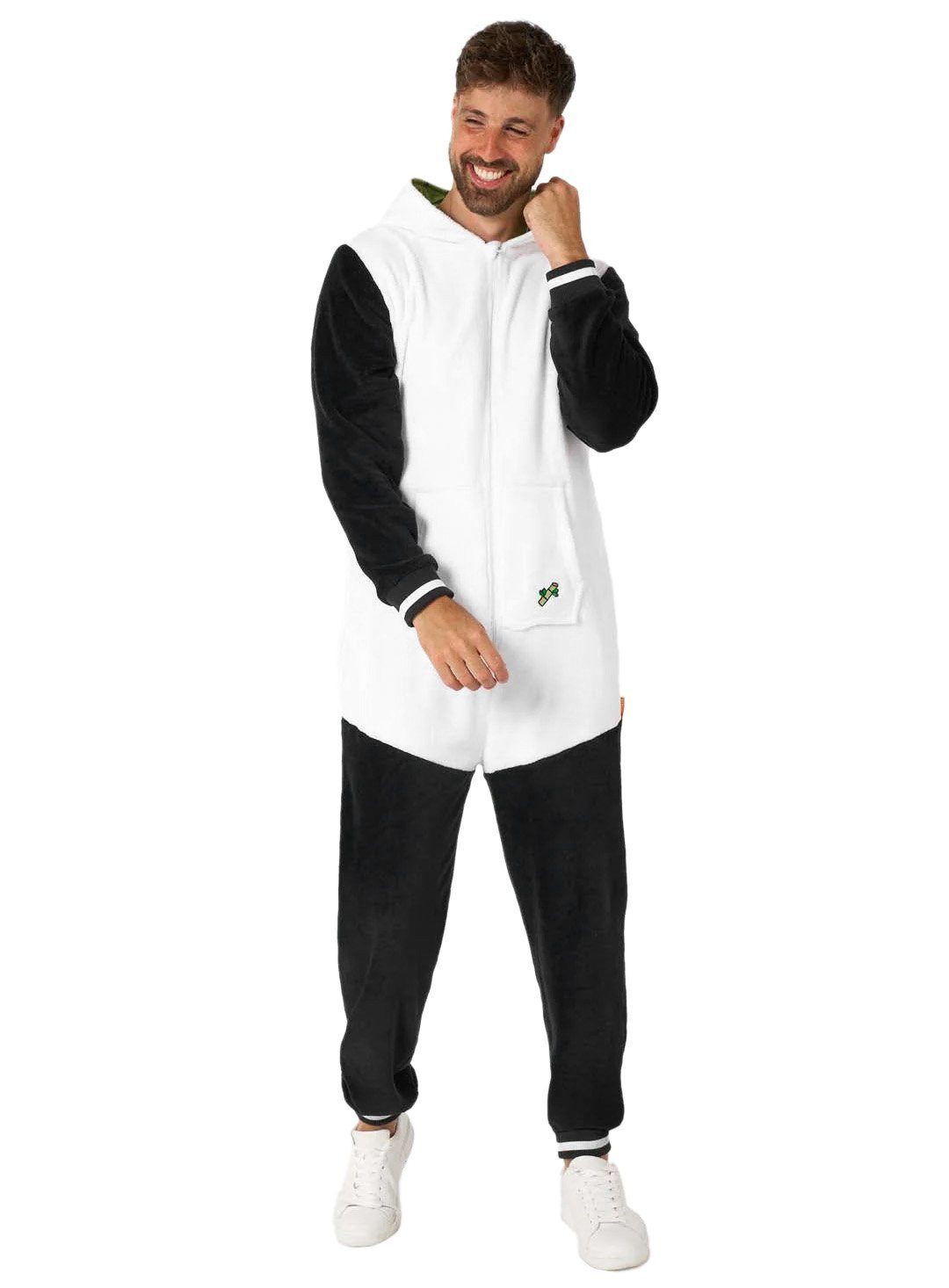 Opposuits Kostüm Panda Onesie, Der Overall beweist: jedes Tier eignet sich zum Kuscheln!
