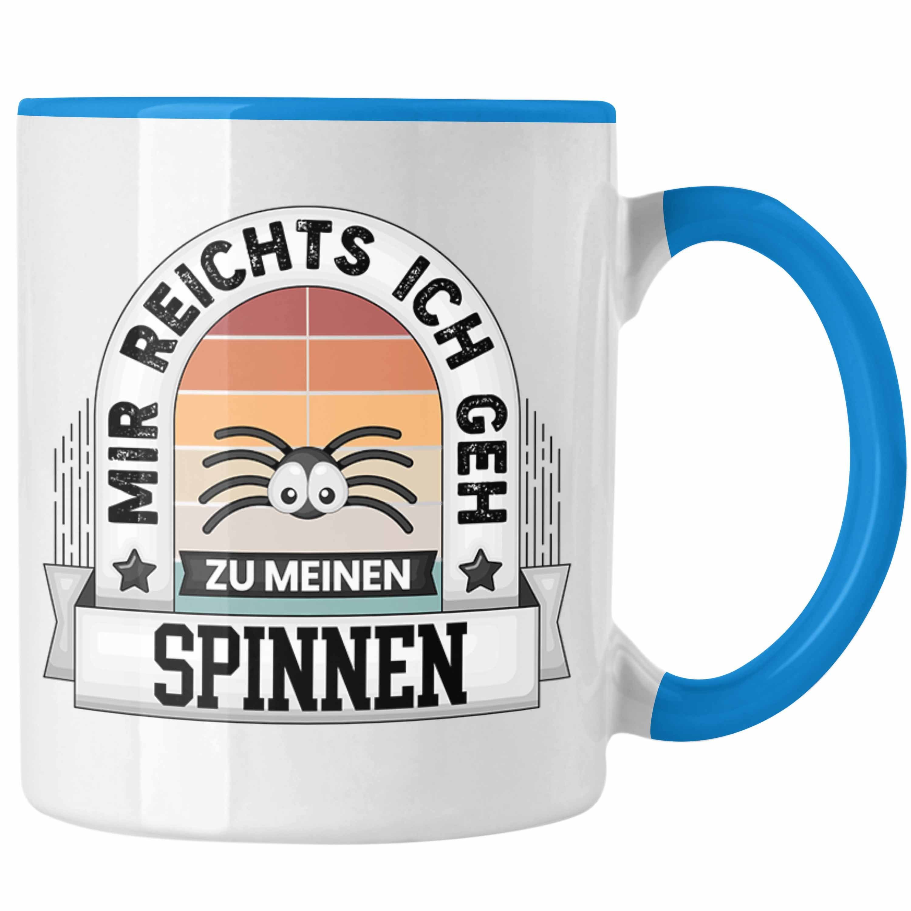 ᐅ Trendation Tasse Spinnen Tasse Geschenk Lustiger Spruch Mir Reichts