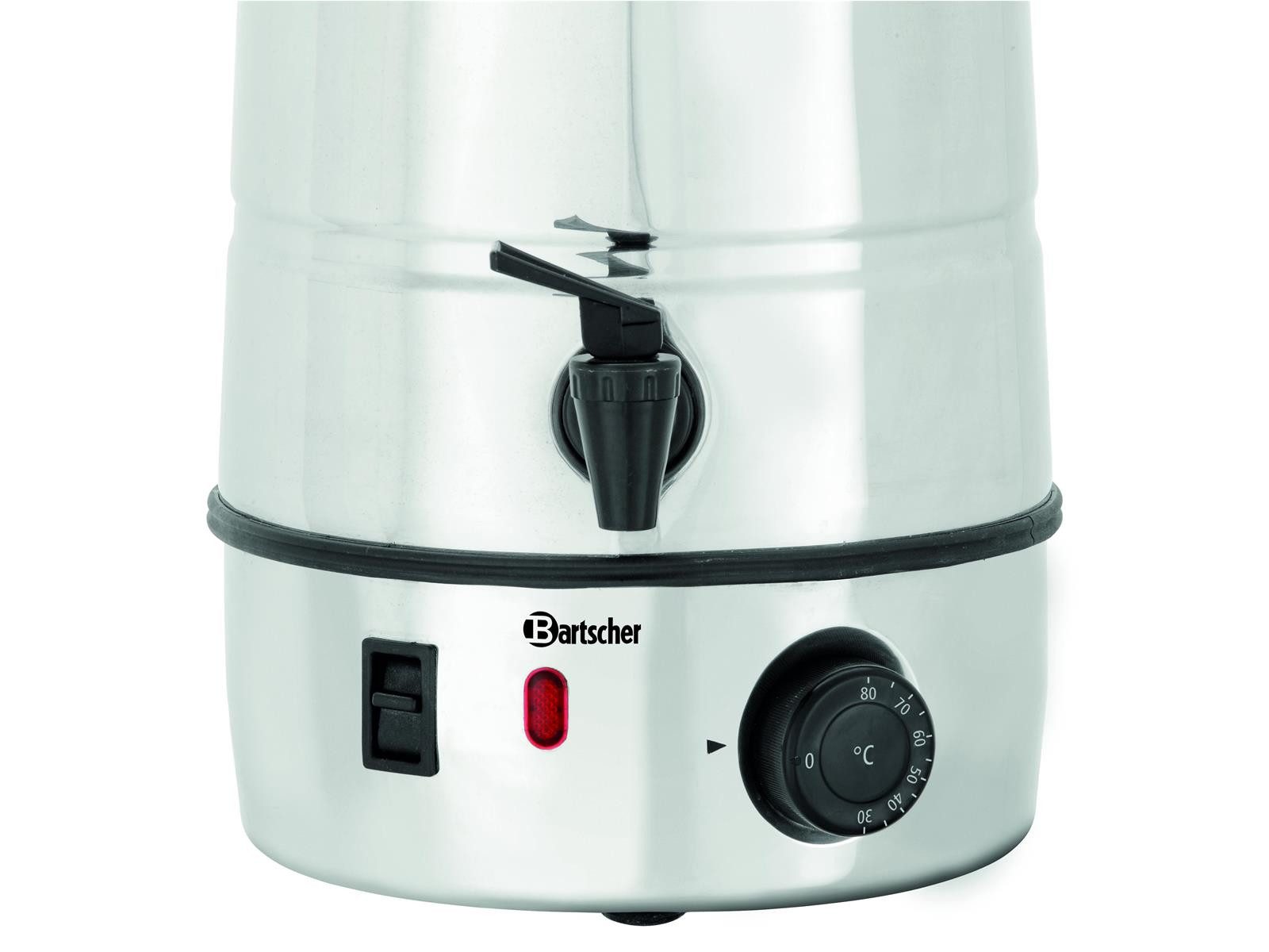 Bartscher Heißgetränke- und Glühweinautomat Glühweintopf 7L, Edelstahl, 200065