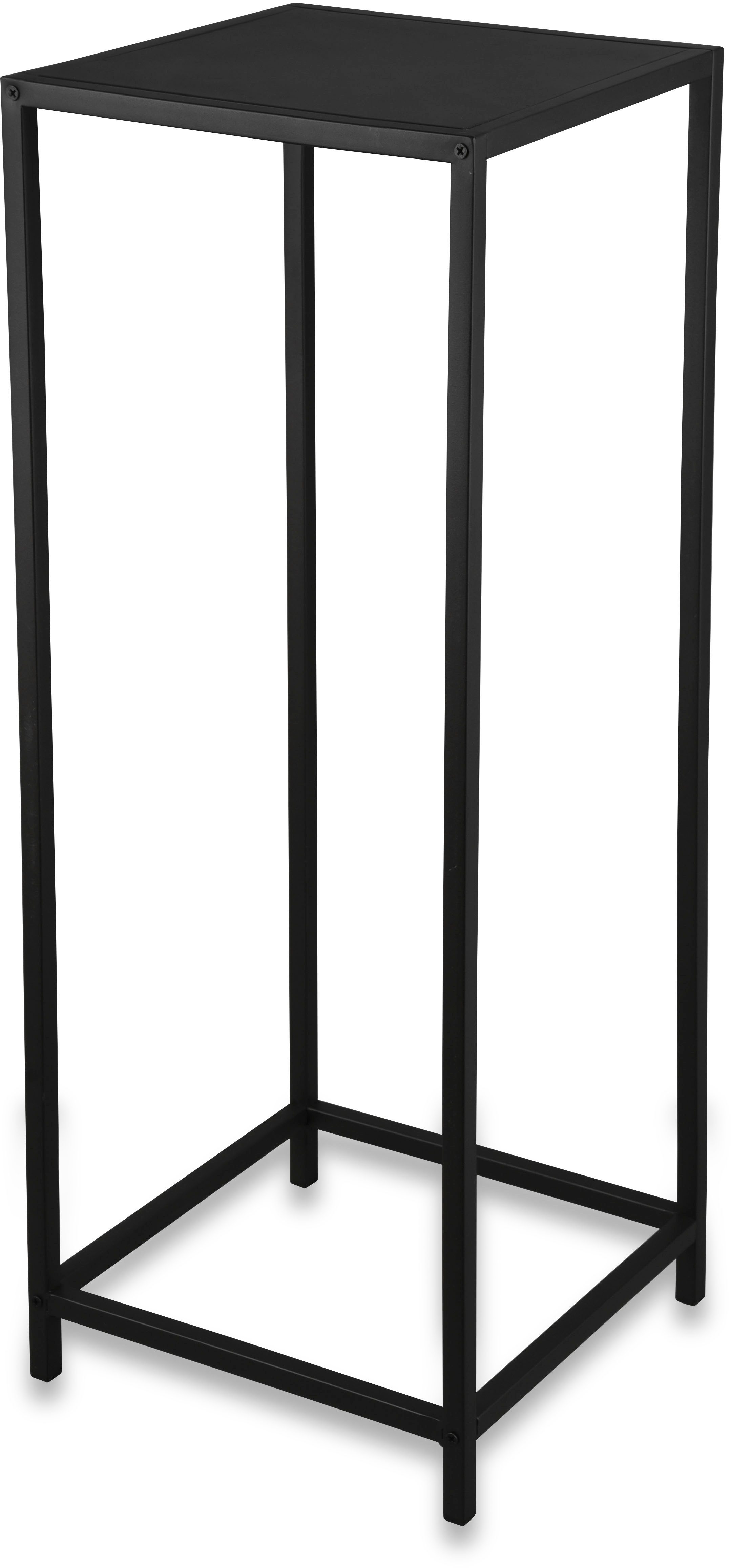 MIRRORS AND MORE Beistelltisch Veronika, schwarzes Metallgestell günstig online kaufen