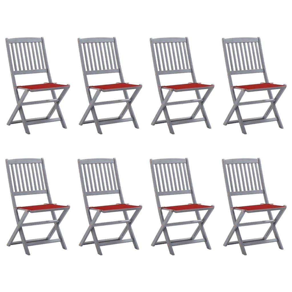 vidaXL Gartenstuhl Klappbare Gartenstühle 8 Stk. günstig online kaufen
