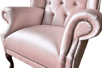 JVmoebel Chesterfield-Sessel, Ohrensessel Klassisch Design Wohnzimmer Chesterfield Couch