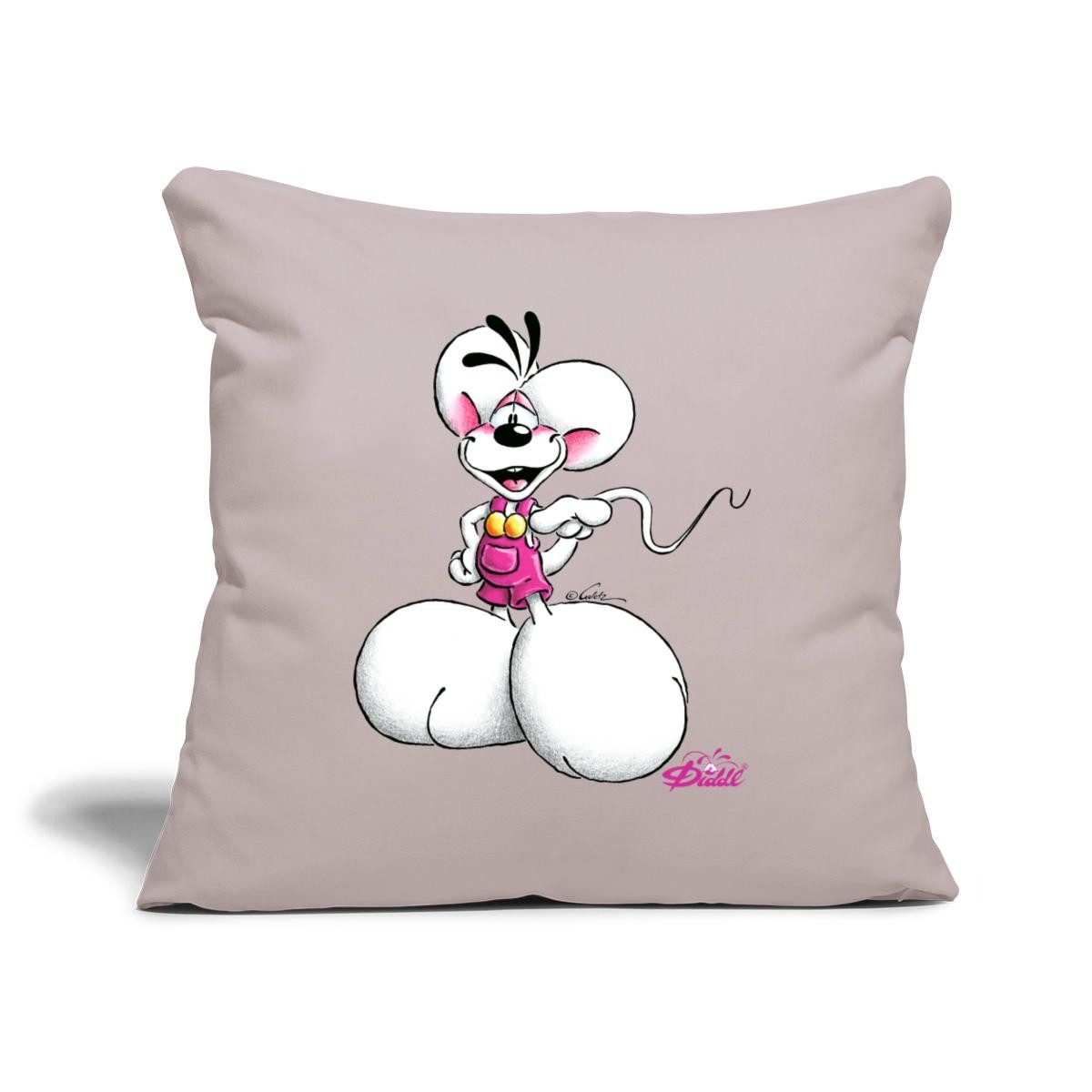 Spreadshirt Kissenbezug Diddl Diddlmaus Coole Pose günstig online kaufen