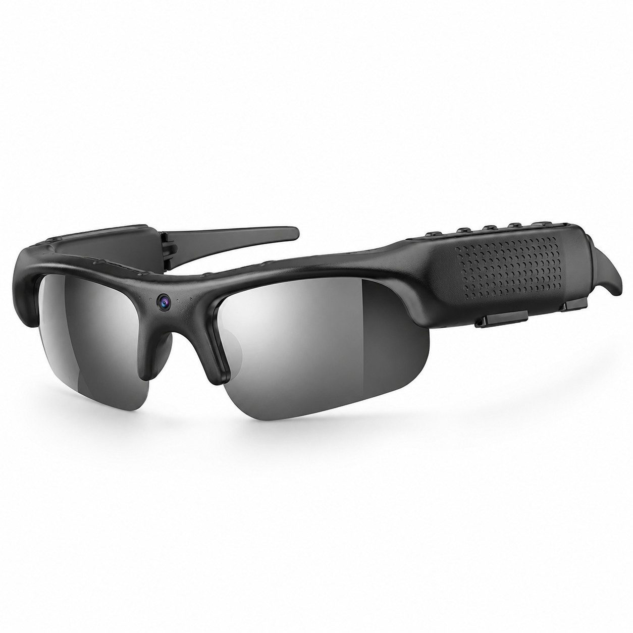 Tekoo Kamera-Sportbrille polarisiert 1080p Full HD WLAN 64GB Outdoor Action Cam (Full HD, WLAN, 0x opt. Zoom, Inklusive 64 GB Speicherkarte und USB-Ladekabel, Freihändige POV-Aufnahme)