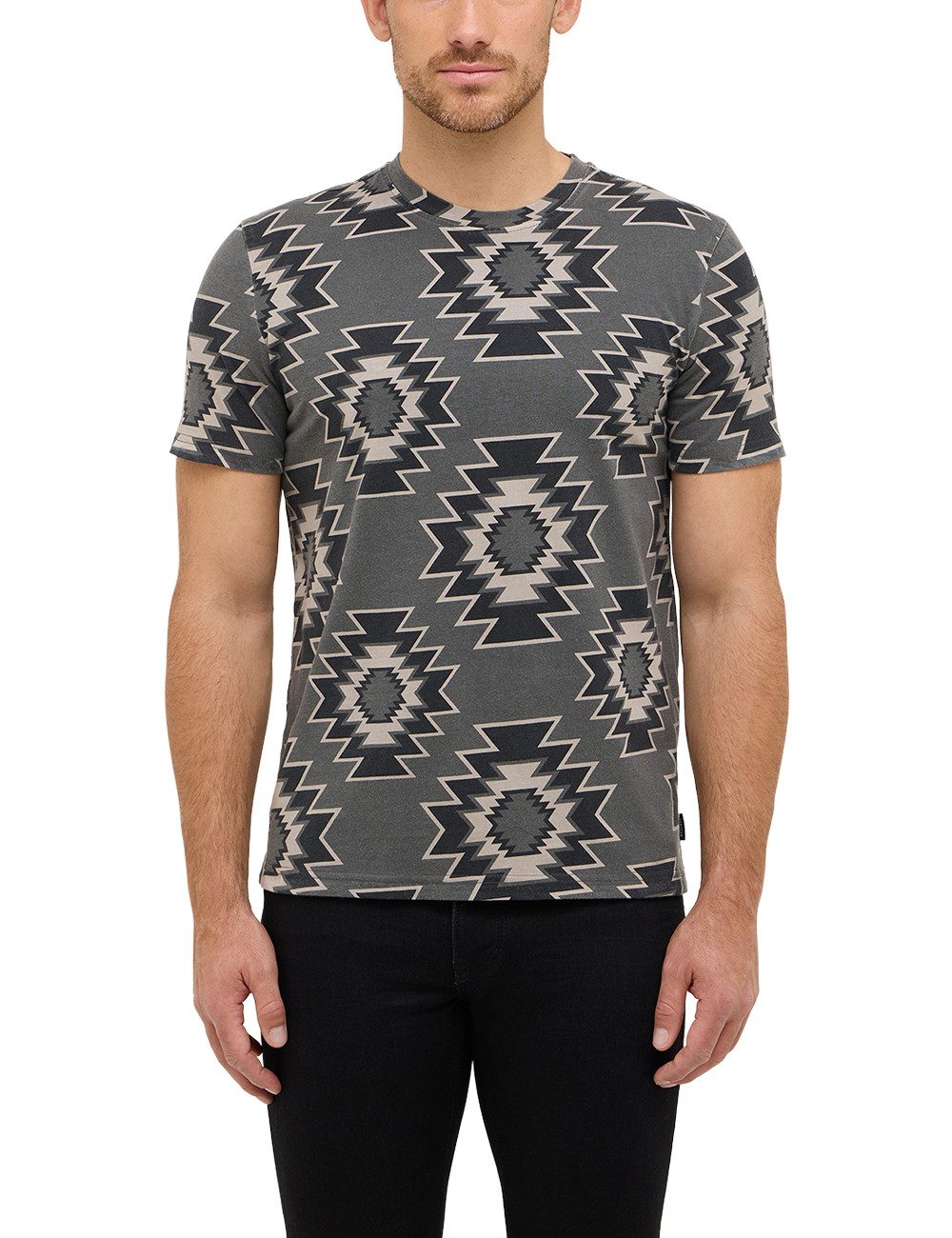 MUSTANG T-Shirt Style Austin mit Ethno- Druck günstig online kaufen
