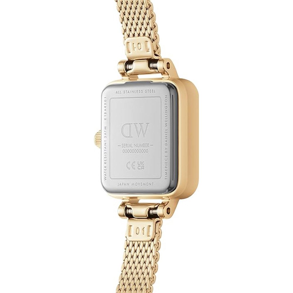 Daniel Wellington Quarzuhr Daniel Wellington Quadro Mini Lumine Bezel Gold, günstig online kaufen