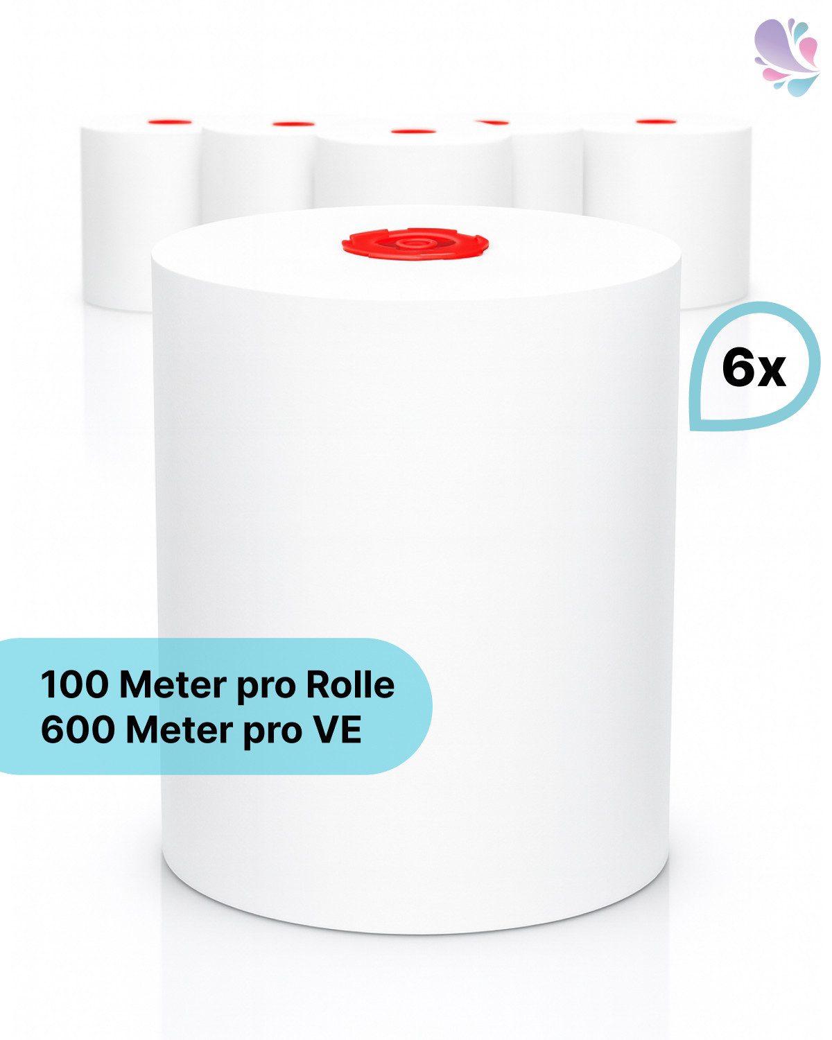 Blanc Hygienic Papierhandtuch Premium TAD (6-St. 6 Rollen × 100 m)