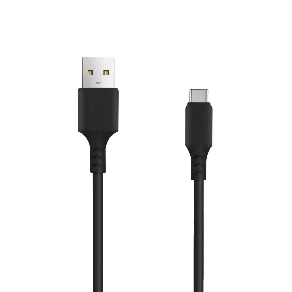 Setty USB-A auf USB-C 1m 15W 3A USB-Kabel, USB Typ A • USB-C, (100 cm), Laden und Datenübertragung mit bis zu 15 W