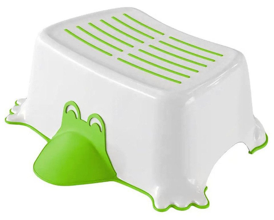 Dusch- und Badhocker DUCK Kinder-Tritthocker für das Bad, Grün