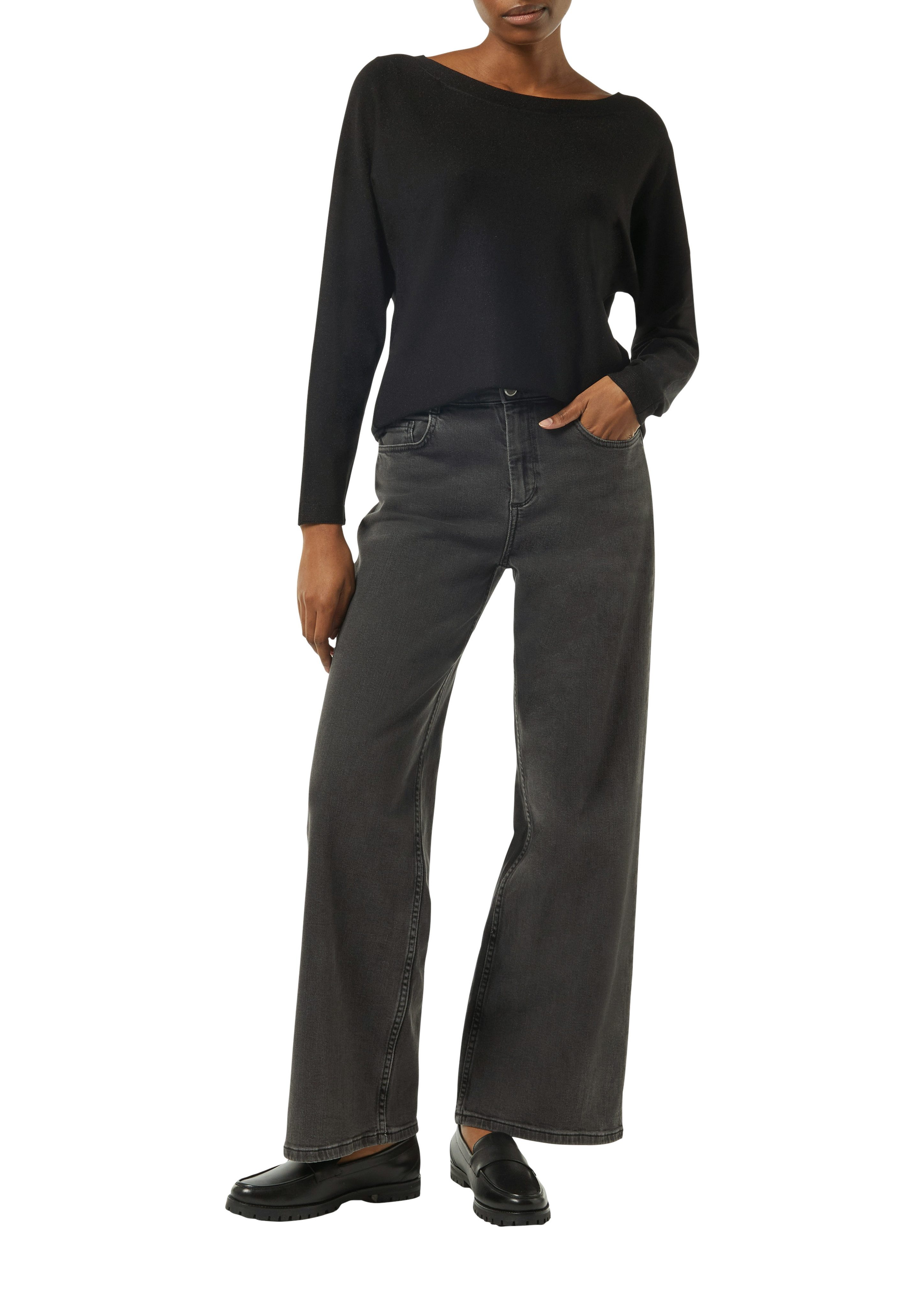 comma Strickpullover mit Glitzergarn günstig online kaufen