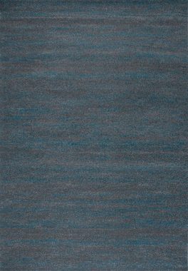 Teppich Teppich Türkis Grau Kurzflor Meliert Farbecht Puristisch, Vimoda, Rechteckig