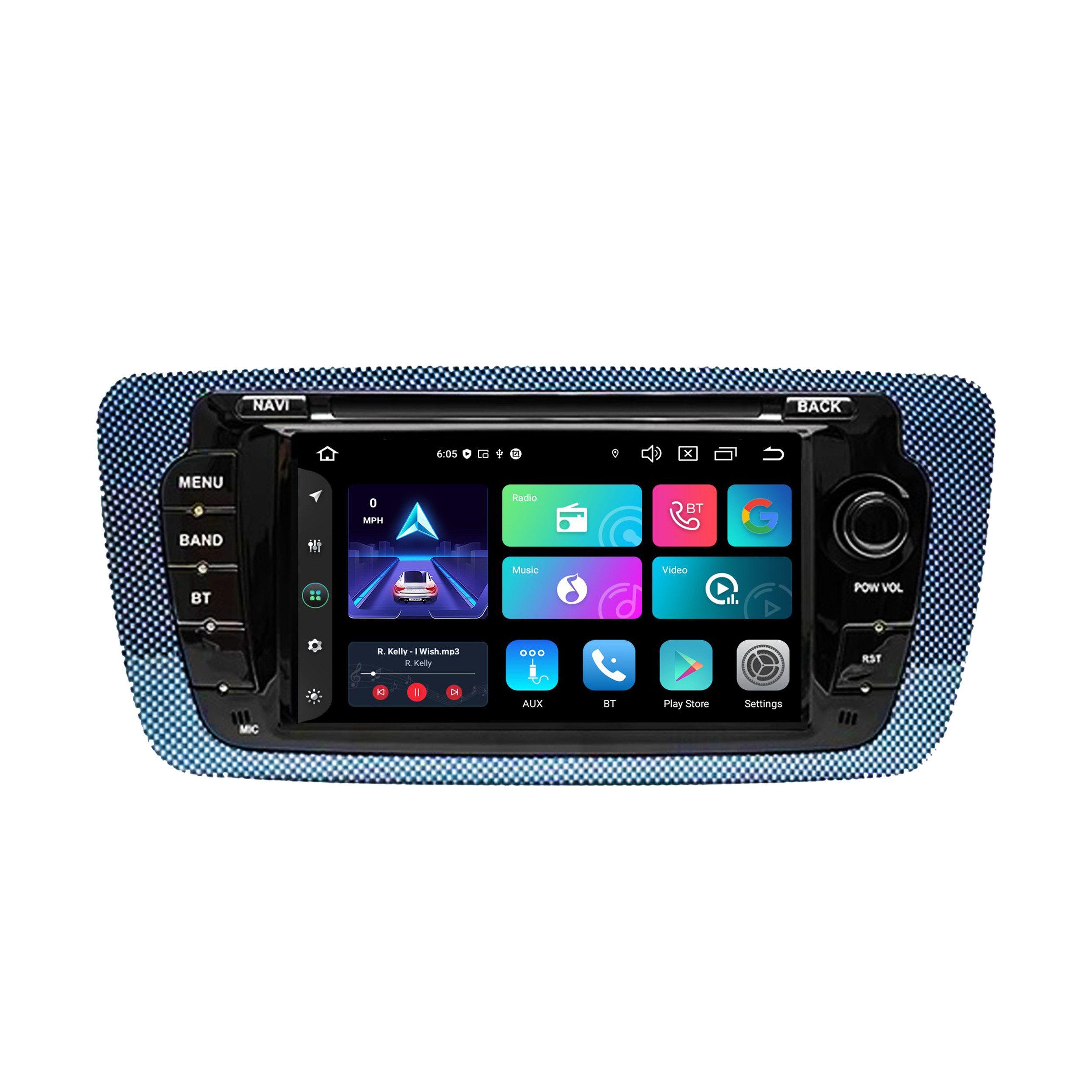 Für Seat Ibiza IV 6J 6P 7" Touchscreen Android Autoradio GPS CarPlay Einbau-Navigationsgerät