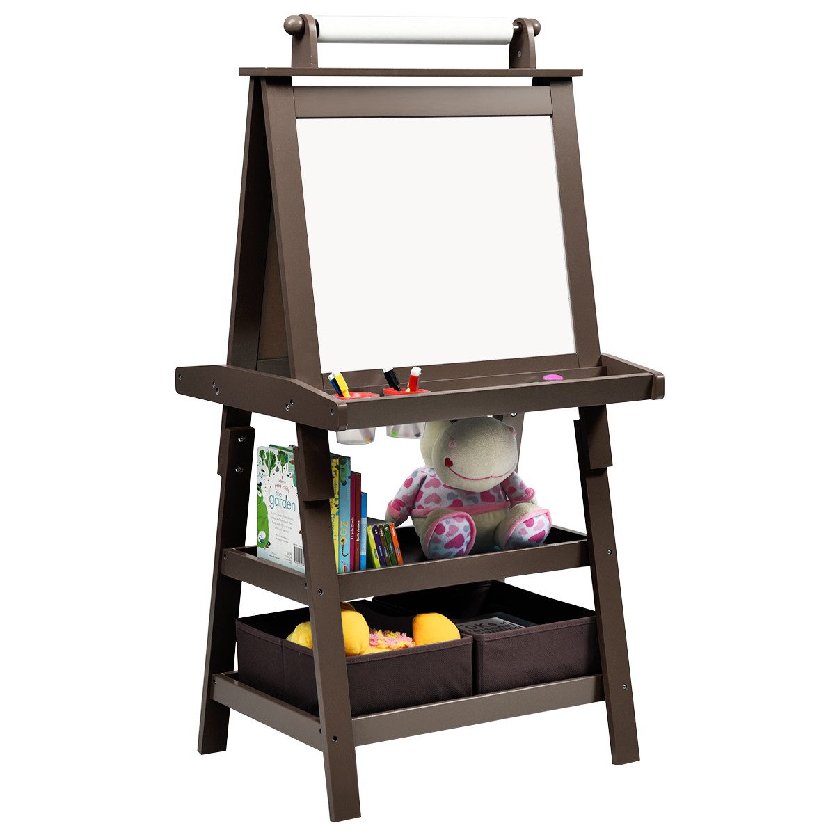 COSTWAY Standtafel Kinder Staffelei, doppelseitig, mit günstig online kaufen