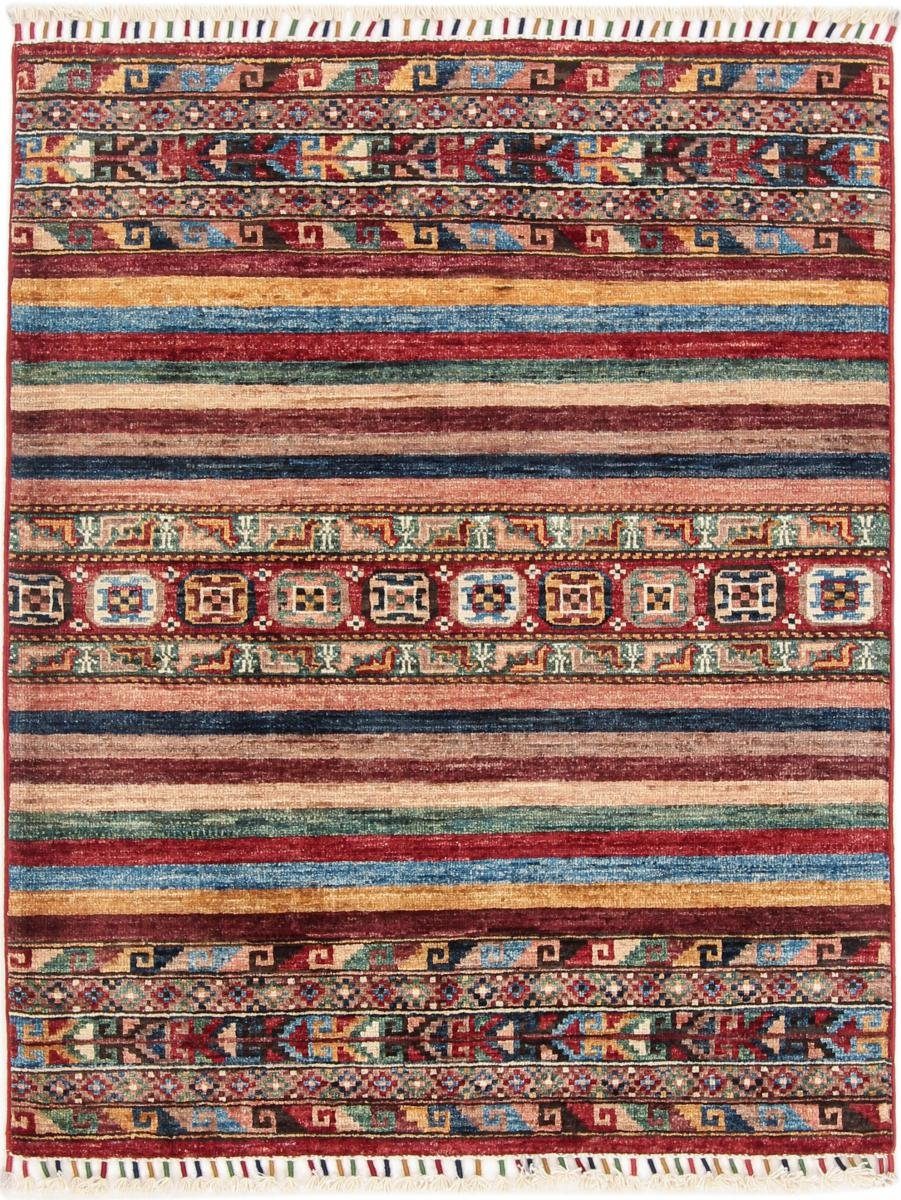 Orientteppich Arijana Shaal 89x112 Handgeknüpfter Orientteppich, Nain Trading, rechteckig, Höhe: 5 mm