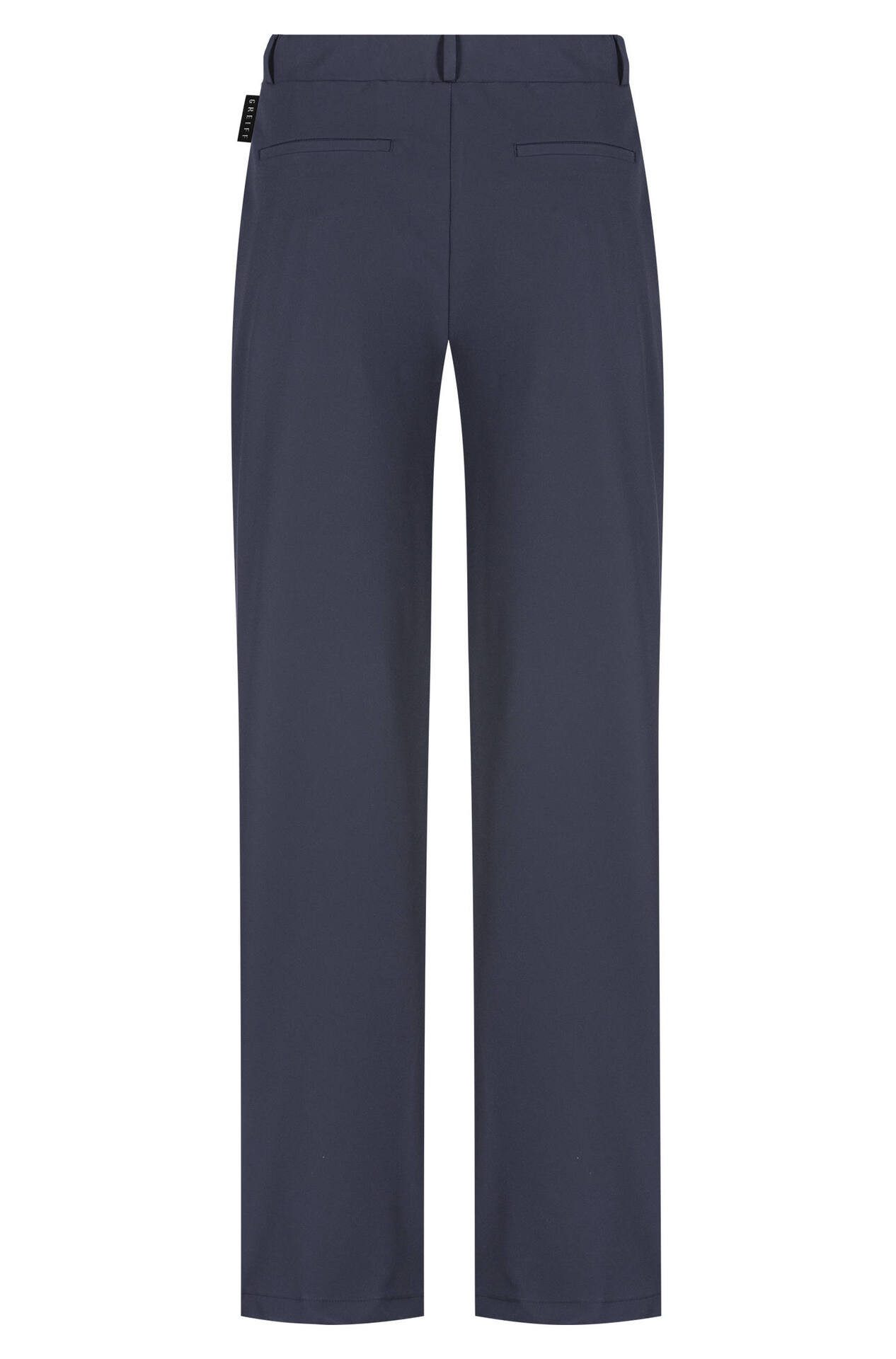 GREIFF Anzughose Greiff FLOW Damen Business Hose Palazzo Regular Stretch Marine