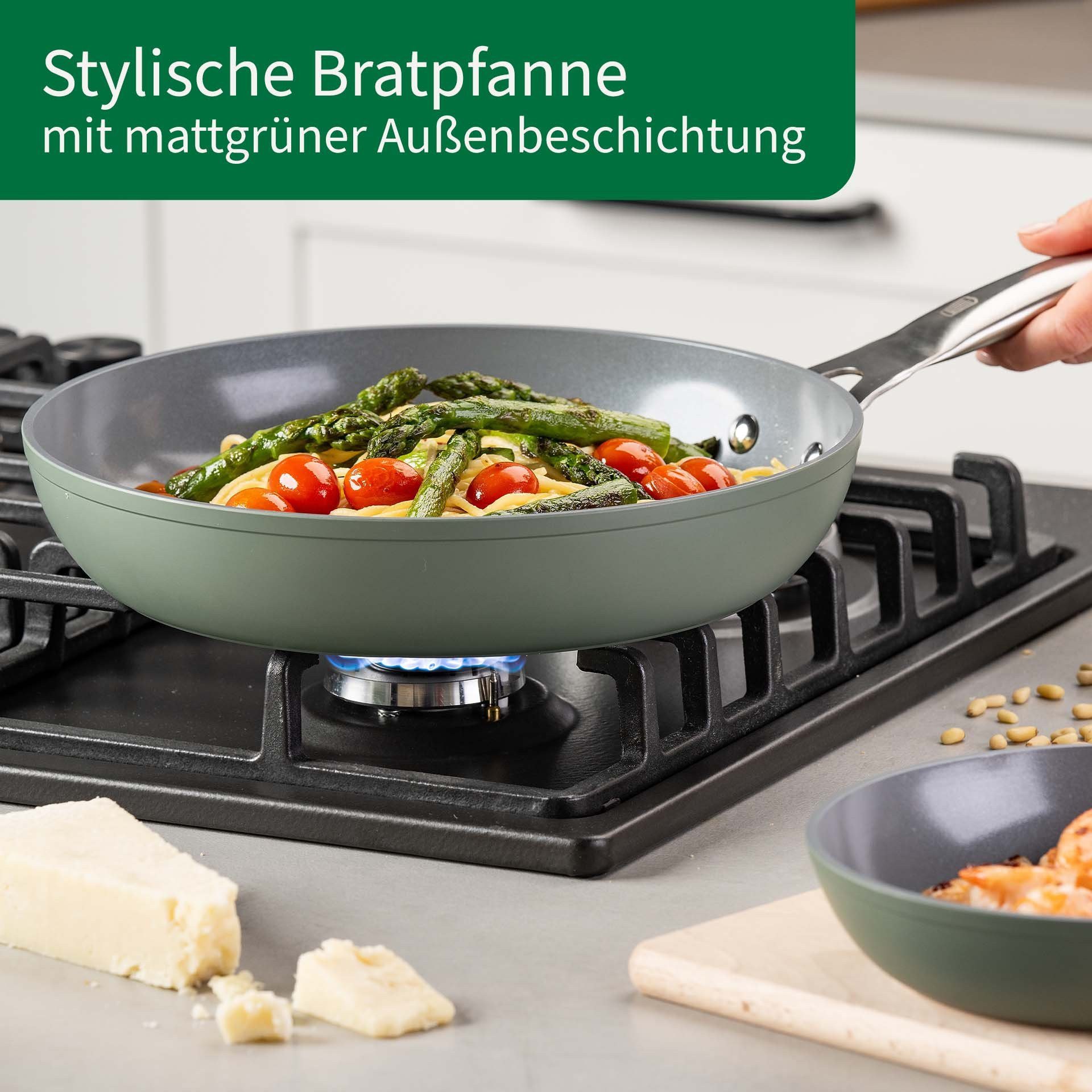 Chefkoch trifft Fackelmann Bratpfanne Keramikbratpfanne, Antihaft-Pfanne, Öko-Pfanne – Bild 5 von 5
